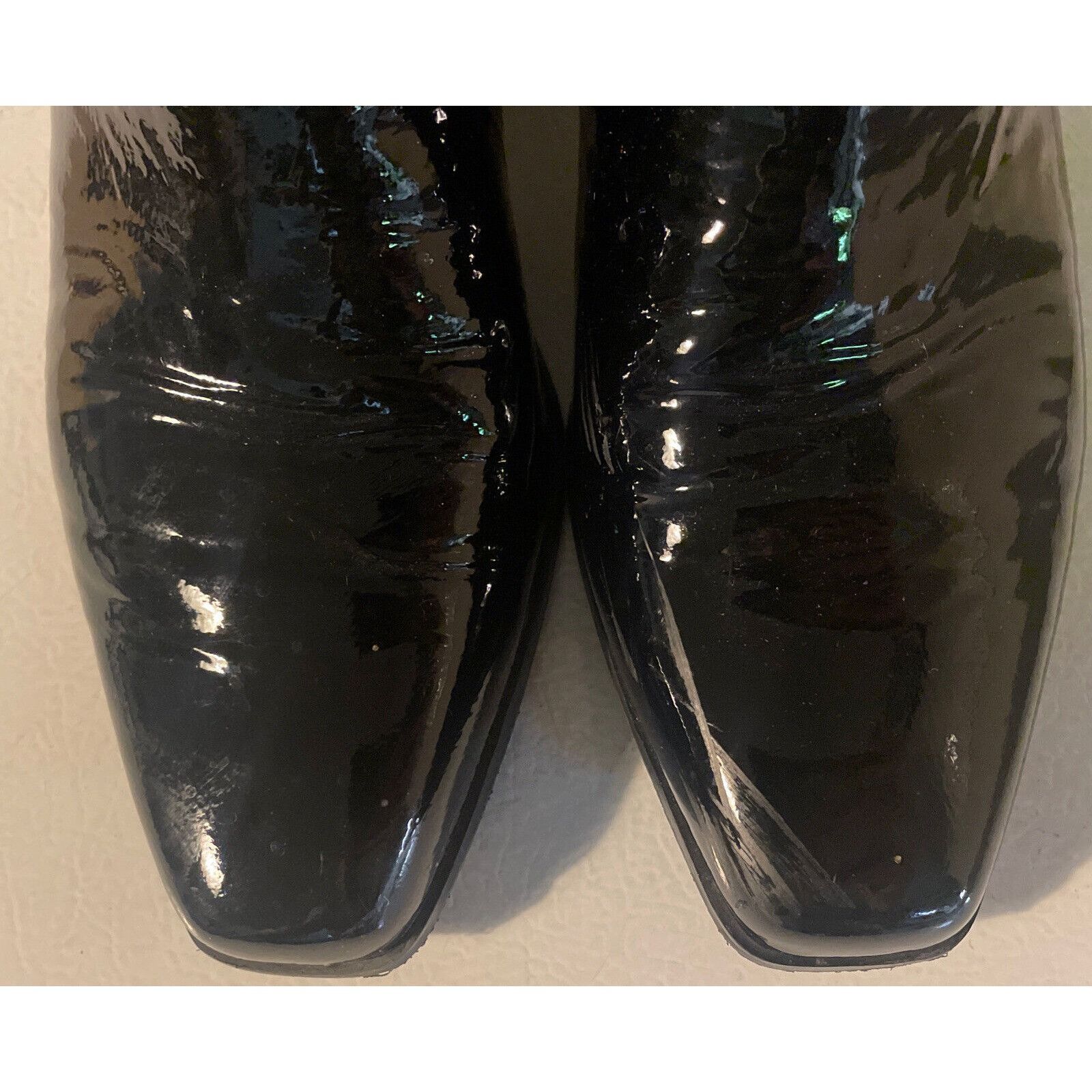 Marc Fisher Marc Fisher LDT Gerod Black Bootie Boots Chunky Heel 11M Size US 11 / IT 41 - 4 Thumbnail