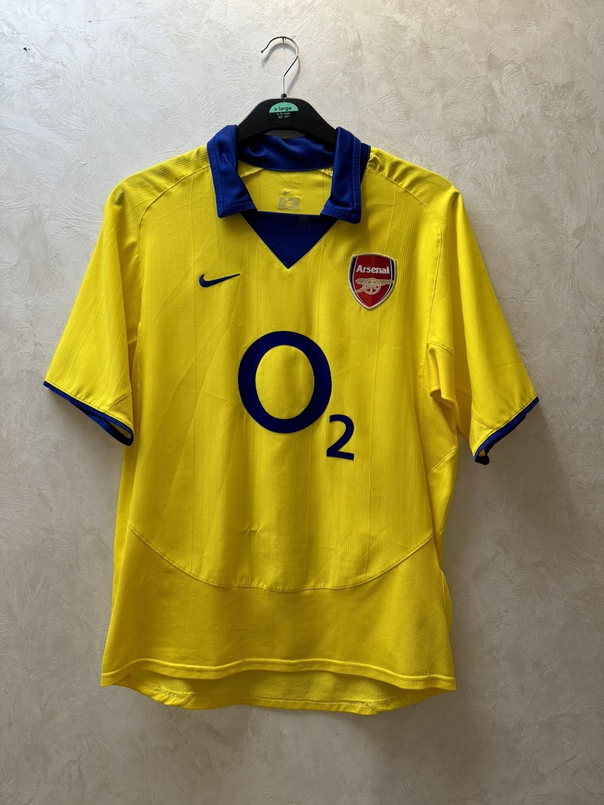 Nike × Vintage 2003 2004 Nike Arsenal away soccer jersey football shirt Size US S / EU 44-46 / 1 - 1 Thumbnail