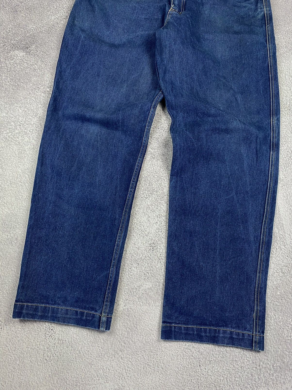 Karl Kani × Vintage Vintage Karl Kani Baggy Big Blue Jeans Size US 34 / EU 50 - 13 Thumbnail