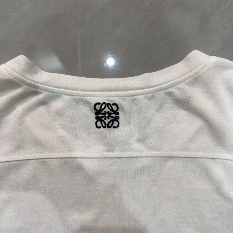 Loewe LOEWE Short sleeves embroidered with logo on the back Size L / US 10 / IT 46 - 2 Thumbnail
