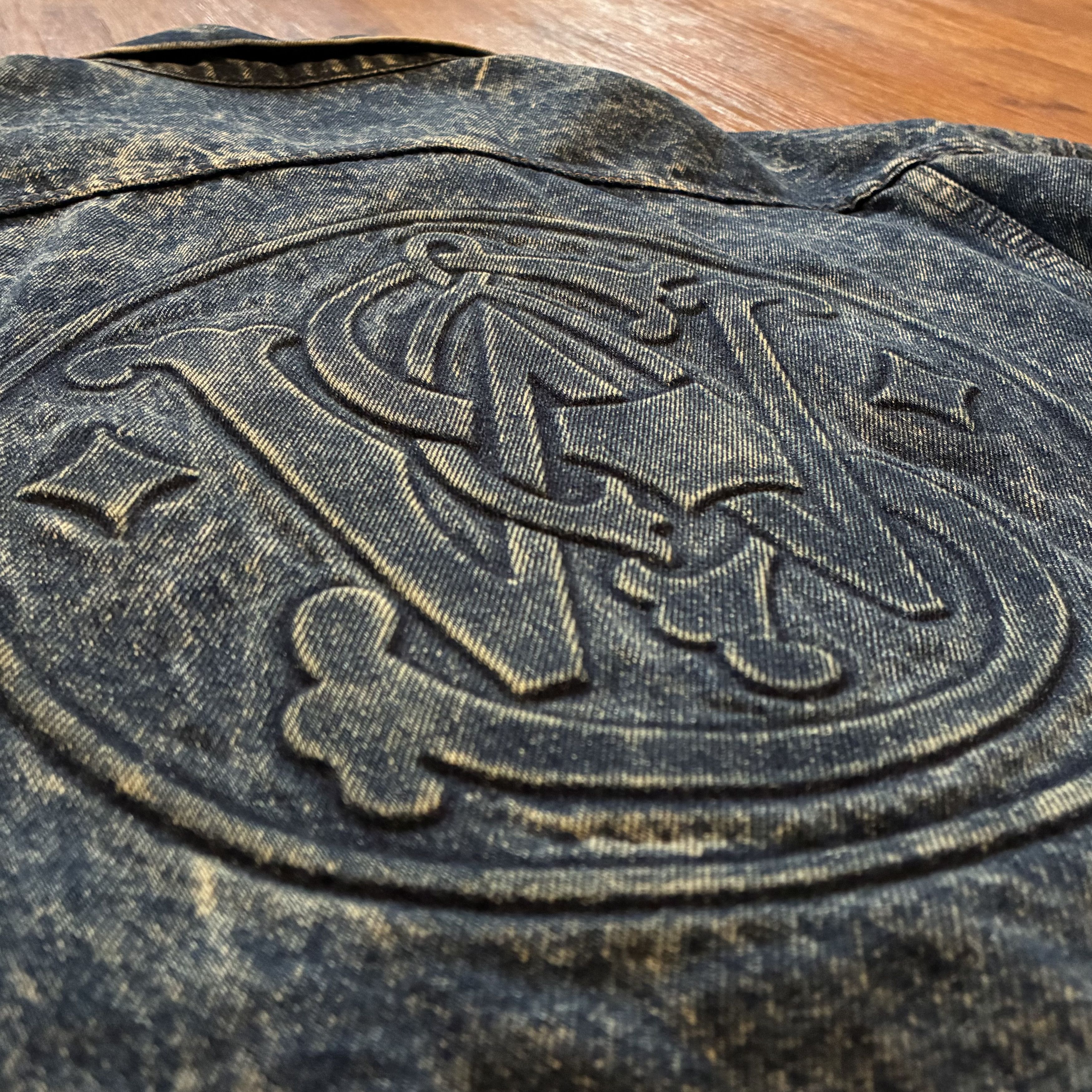Other 80s Smith & Wesson Acid Wash Denim Trucker Jacket USA L Size US L / EU 52-54 / 3 - 7 Thumbnail
