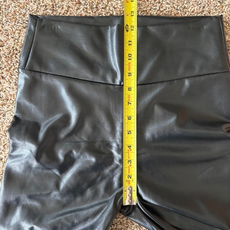 Other Unbranded Black Faux Leather High Waist Leggings sz Medium Size 28" / US 6 / IT 42 - 6 Thumbnail