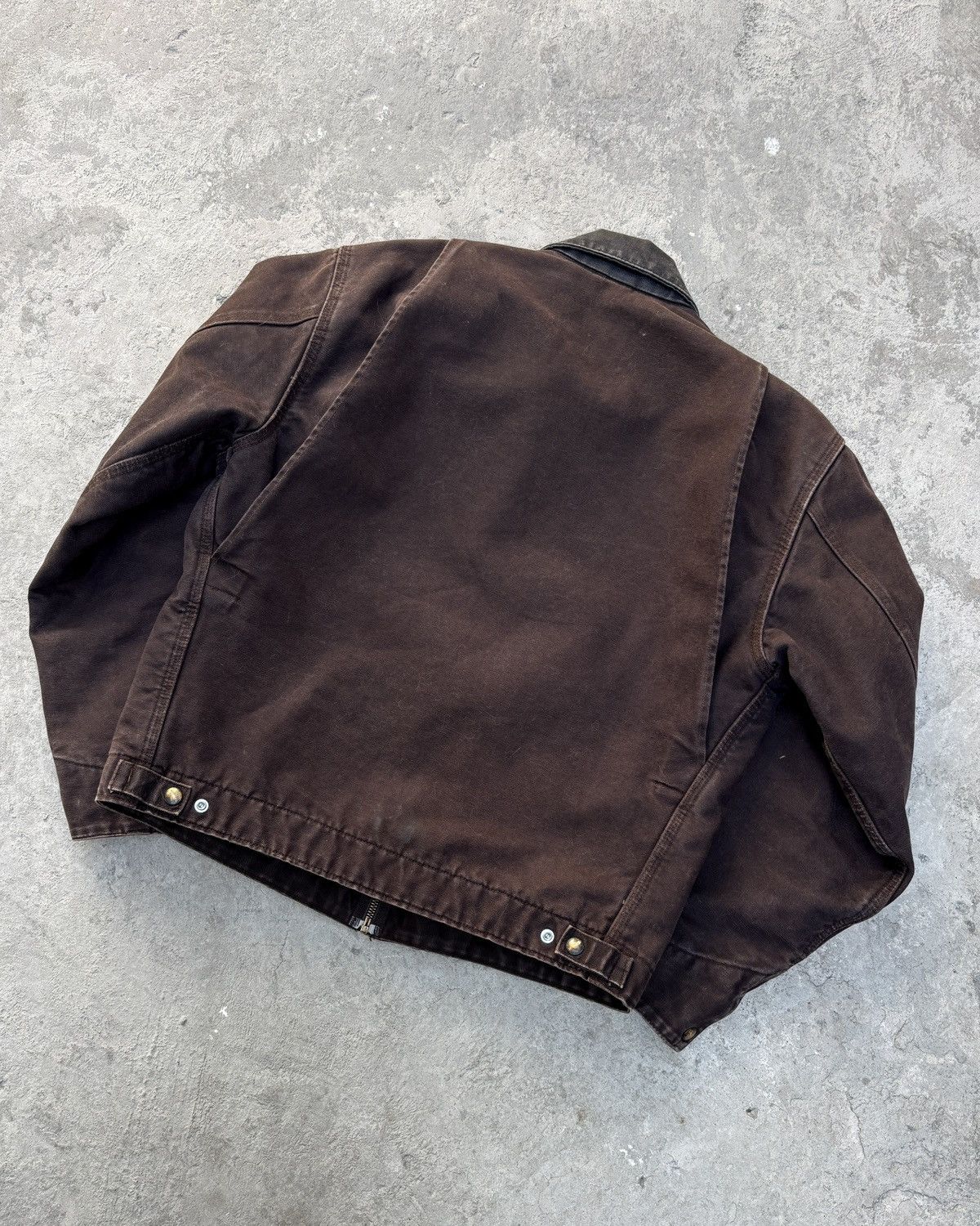 Carhartt Faded Dark Brown Carhartt Detroit Jacket J97 DKB Size US M / EU 48-50 / 2 - 8 Thumbnail