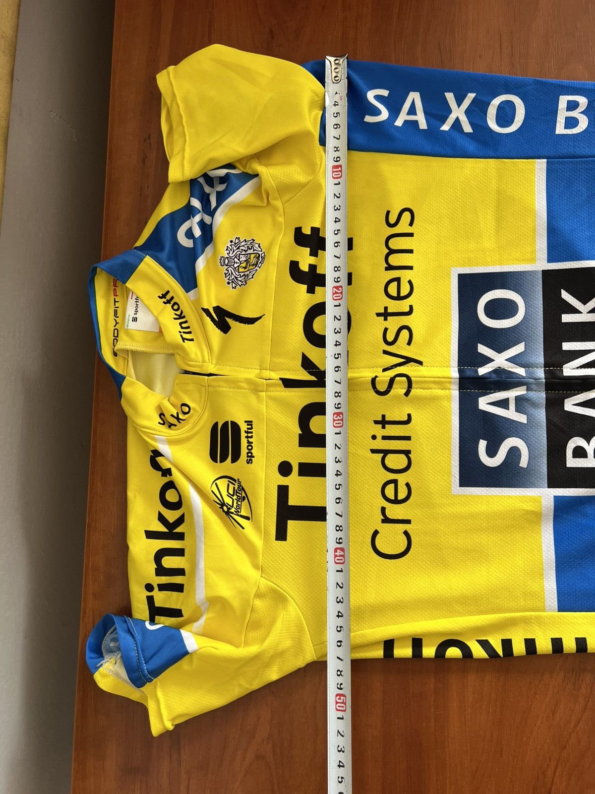 Other TINKOFF SAXO BANK TEAM UCI WORLD TOUR CYCLING JERSEY Size US L / EU 52-54 / 3 - 20 Thumbnail