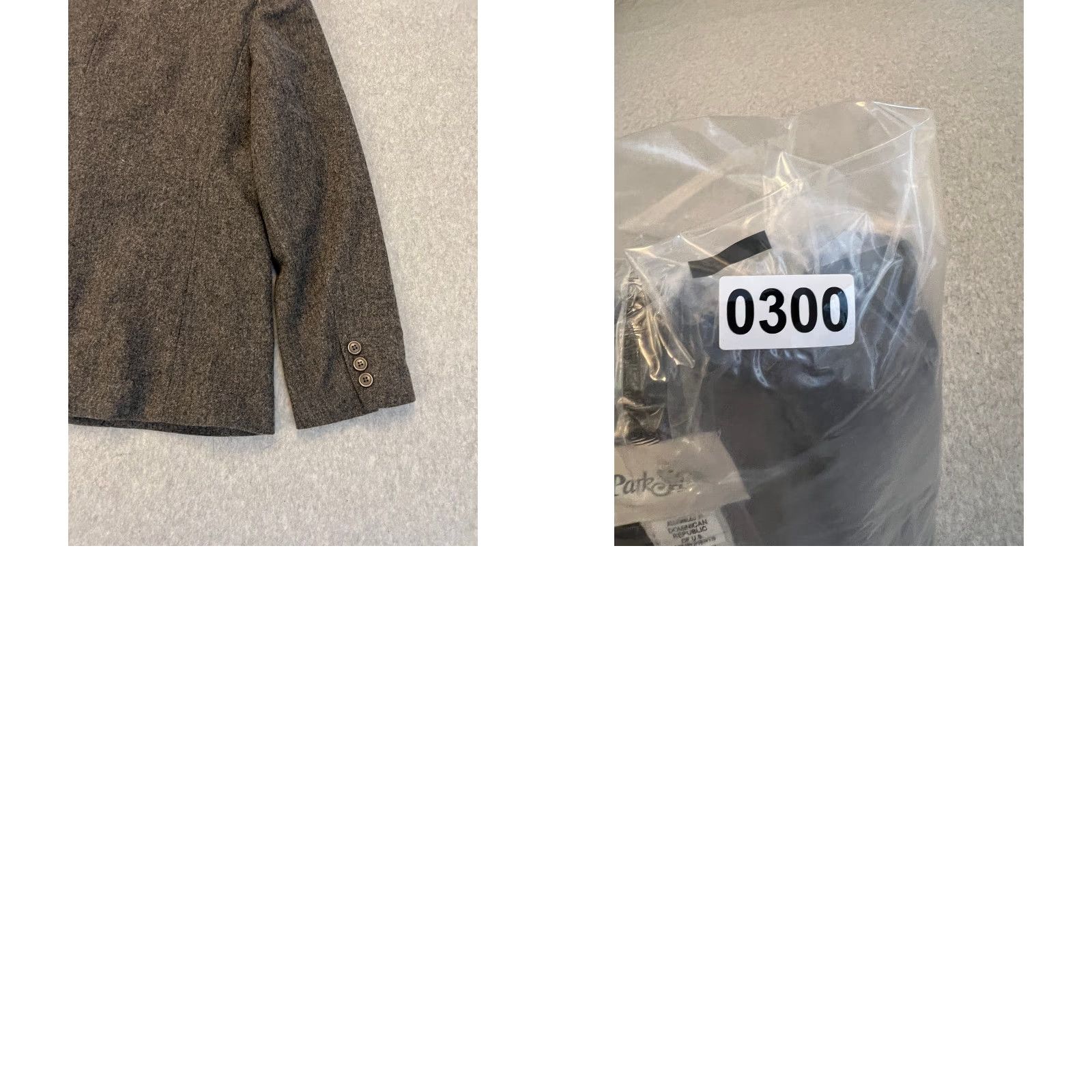 Vintage VINTAGE Park Square Blazer Womens Size 12 100% Wool Tweed Long Sleeve Gray Two Button Coat Jacket Blazer Size XL / US 12-14 / IT 48-50 - 11 Thumbnail