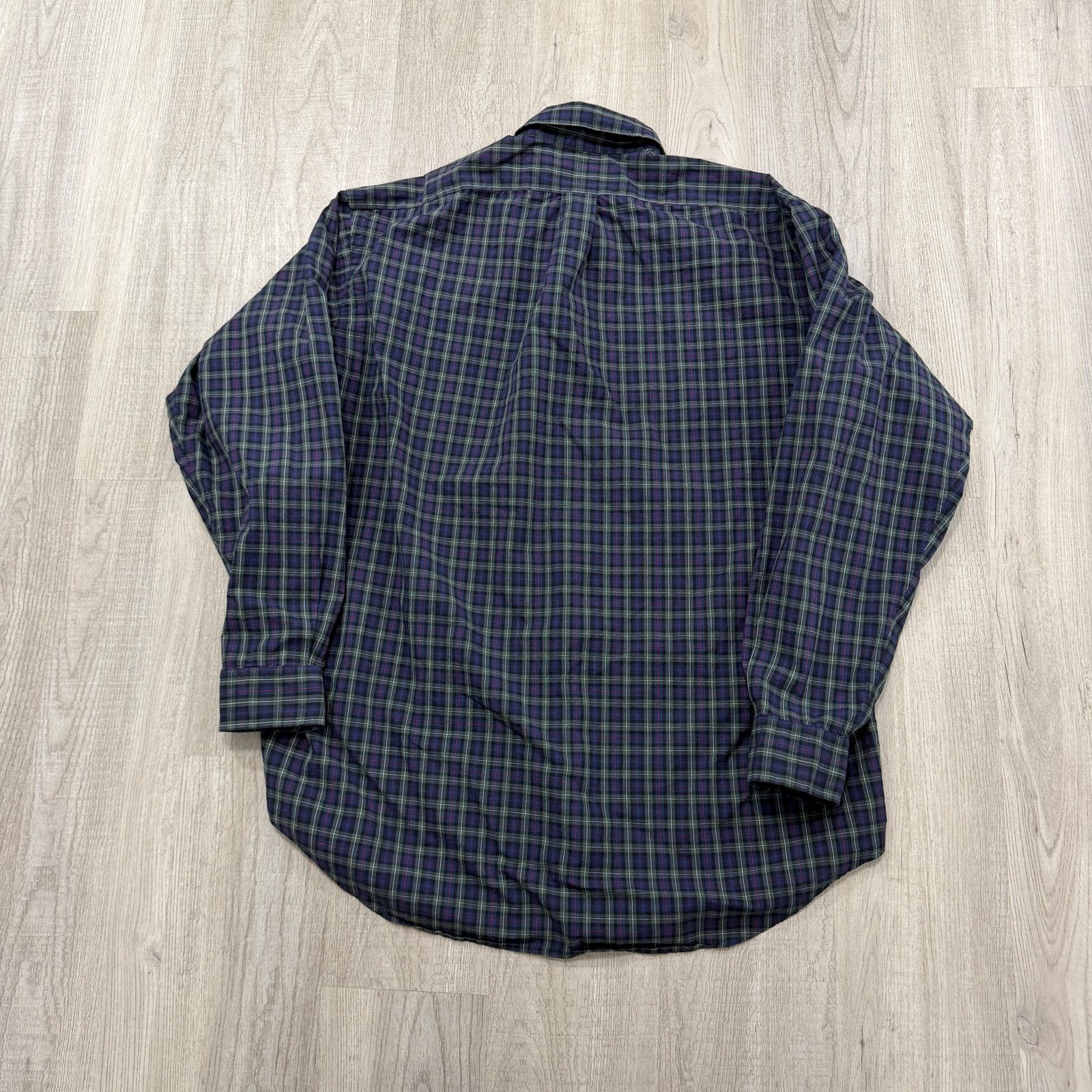 Polo Ralph Lauren Vintage Polo Ralph Lauren Blake Shirt Men's Large Blue Green Size US L / EU 52-54 / 3 - 5 Thumbnail