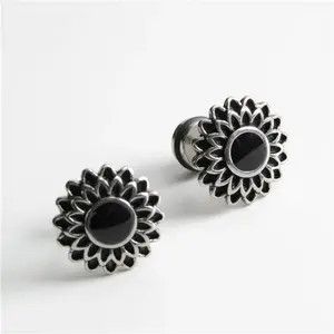 Jewelry 2PCS Round Stud Earrings Size ONE SIZE - 5 Thumbnail