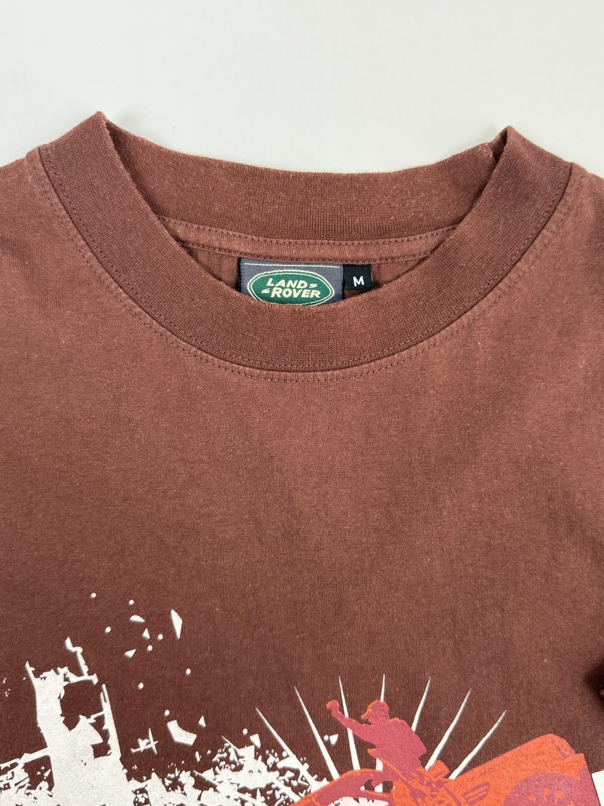 Vintage 2000 Vintage Land Rover G4 Trek Graphic Brown Boxy Tee Size US M / EU 48-50 / 2 - 4 Thumbnail