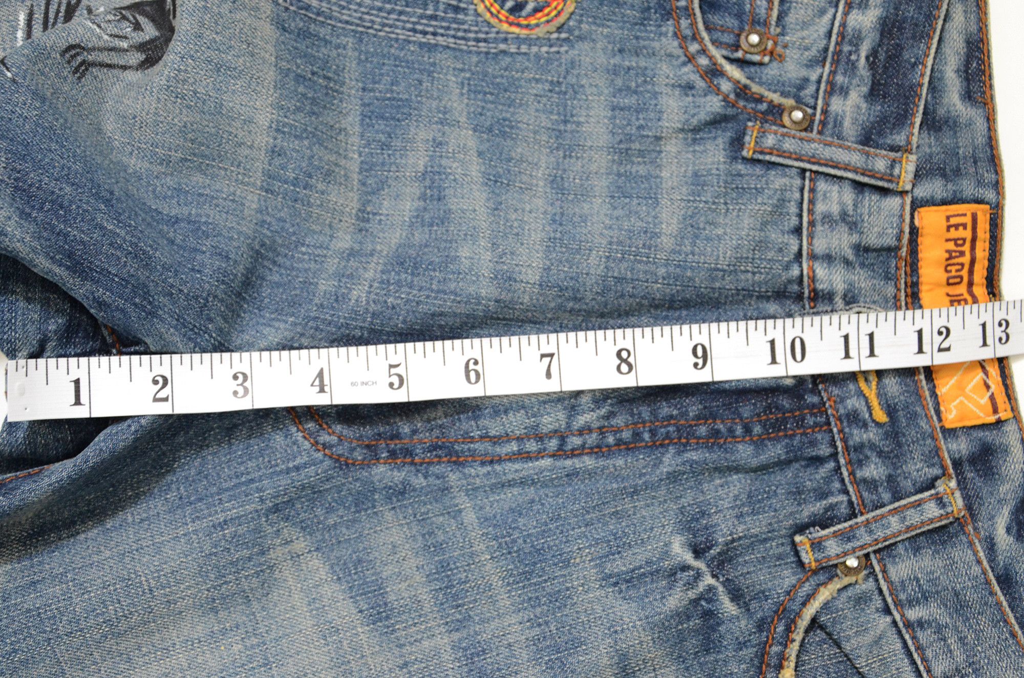 Other Le Paco Jeans Y2K Relaxed Fit Hiphop New York Streetwear Size US 30 / EU 46 - 15 Thumbnail