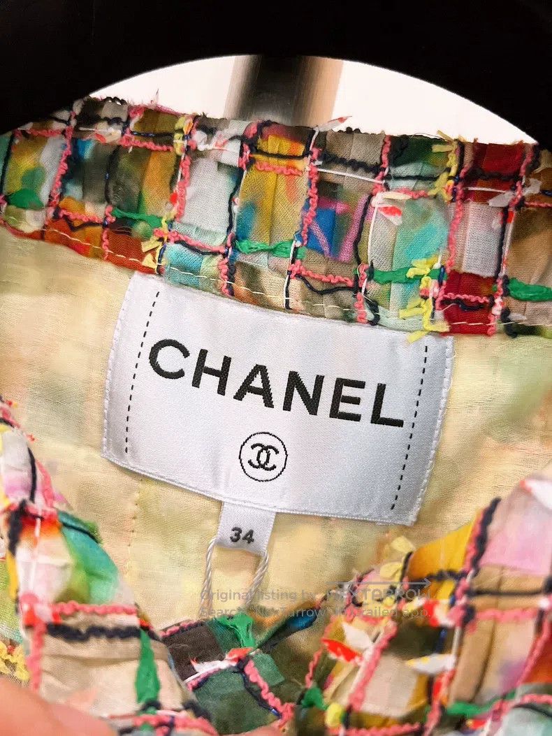 Chanel Chanel Colourful mosaic coat Size XXS / US 00 / IT 34 - 7 Thumbnail