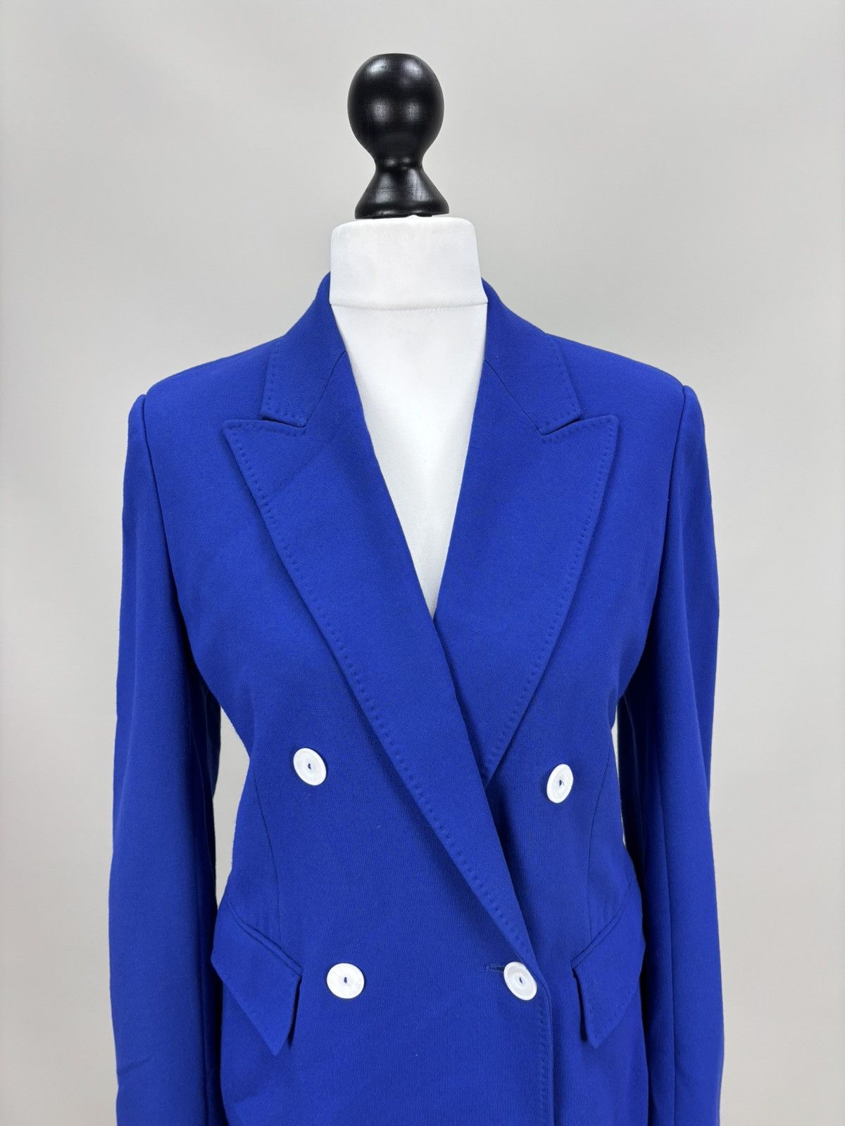 Max Mara Womens blazer Max Mara Size 10 Color Blue Size L / US 10 / IT 46 - 3 Thumbnail
