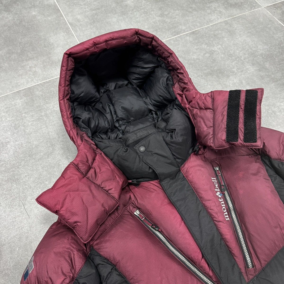 Montbell Montbell Multi Pocket Puffer Down Jacket Men Dark Red Size L Size US L / EU 52-54 / 3 - 14 Thumbnail