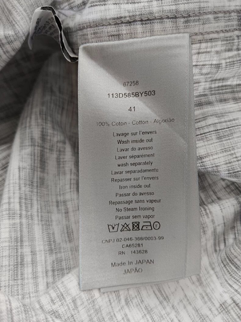 Dior Dior Size 41 Full-printed logo shirt 2504-Nextarrow Size US XS / EU 42 / 0 - 4 Thumbnail