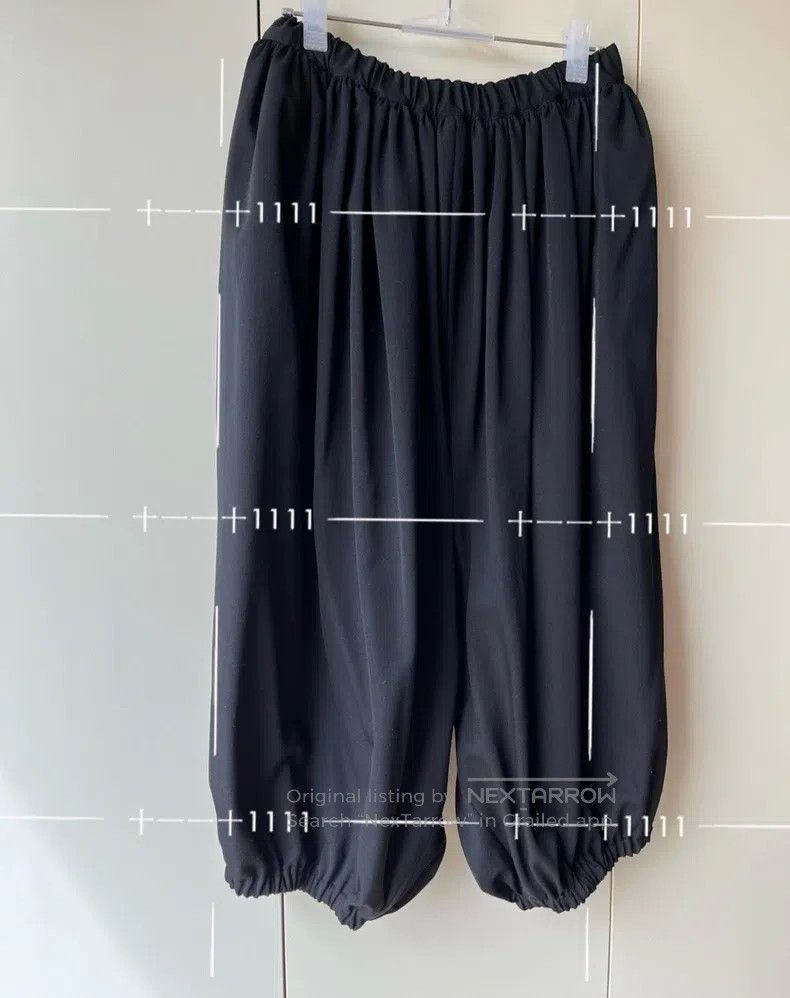 Comme des Garcons Comme Des Garcons size S Wool Low-Rise Lantern Pants Class Size 23" - 3 Thumbnail