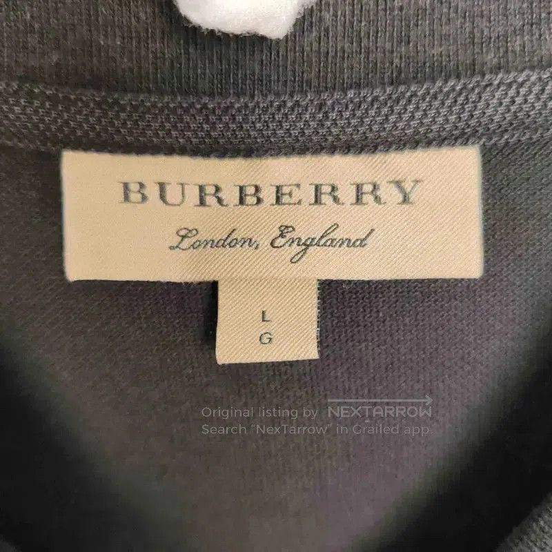 Burberry Burberry Black Cotton Men's Polo Shirt. Size US L / EU 52-54 / 3 - 3 Thumbnail