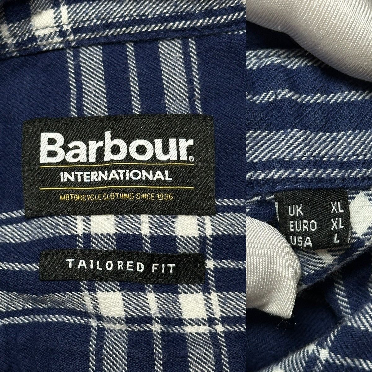 Barbour Barbour International Mens Flannel Plaid Shirt Size US L / EU 52-54 / 3 - 11 Thumbnail