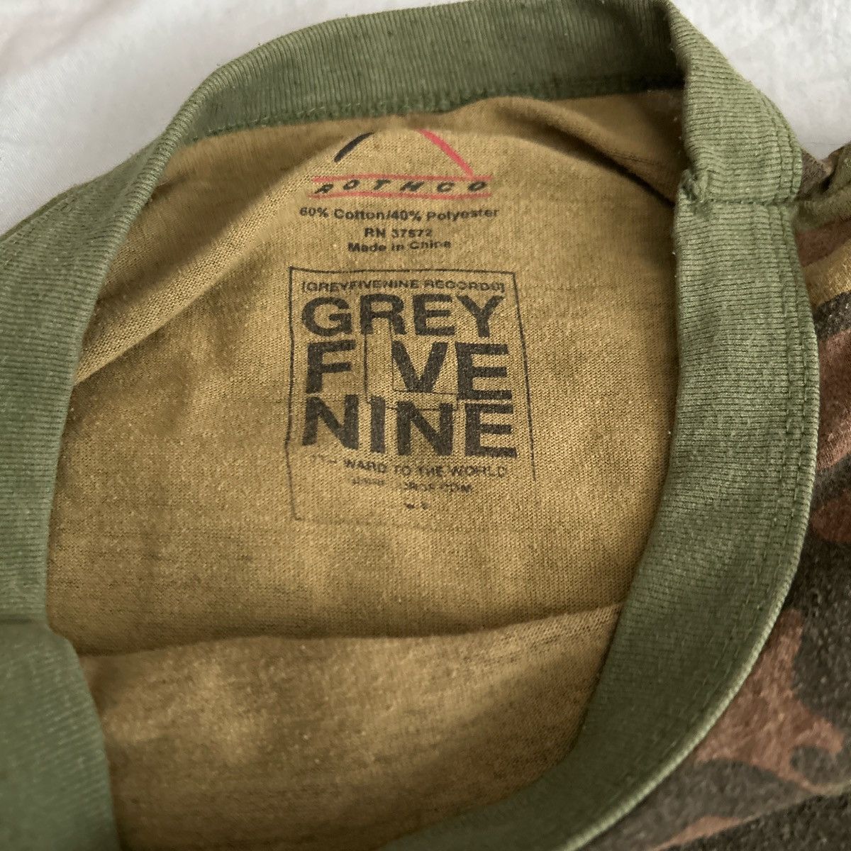 G59 Records CRAZY RARE G59 Fuck The Industry Camo Longsleeve 2017 Size US L / EU 52-54 / 3 - 6 Thumbnail