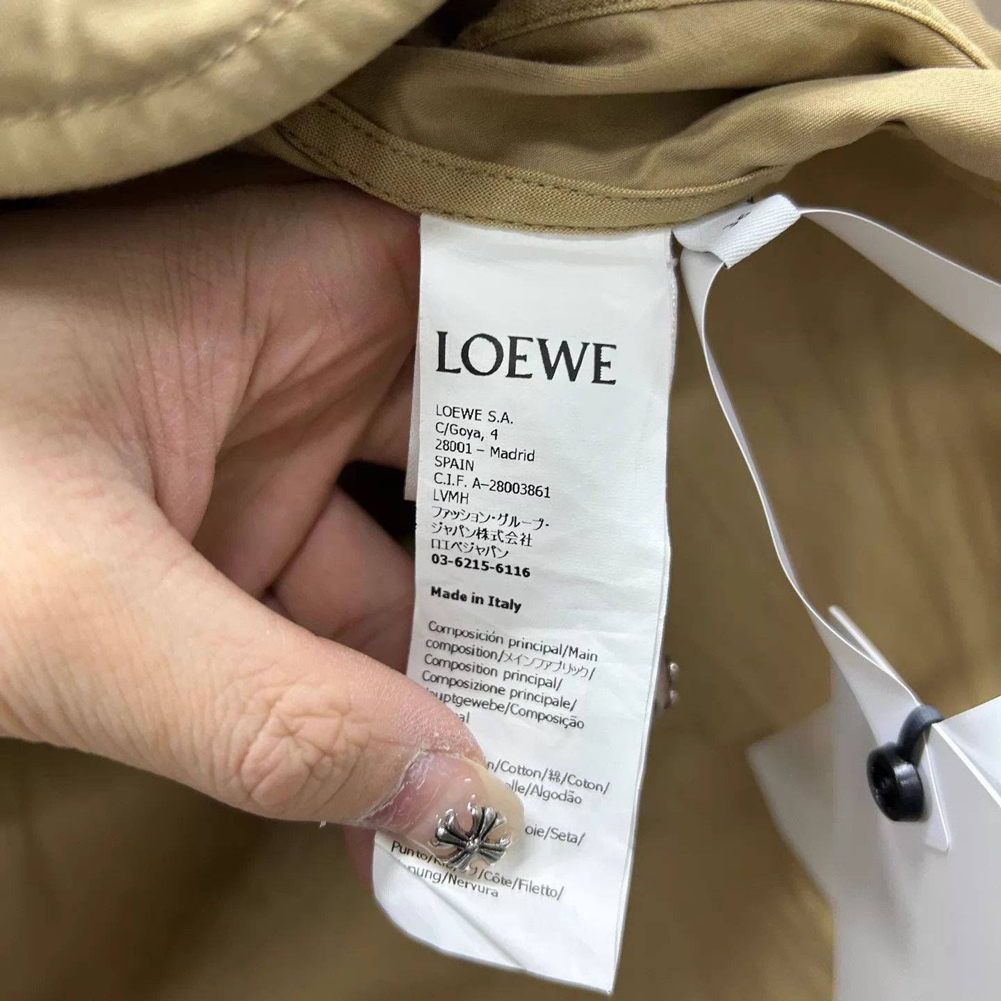 Loewe LOEWE Khaki Hooded Trench Coat Women's 36 99 New Size XS / US 0-2 / IT 36-38 - 5 Thumbnail