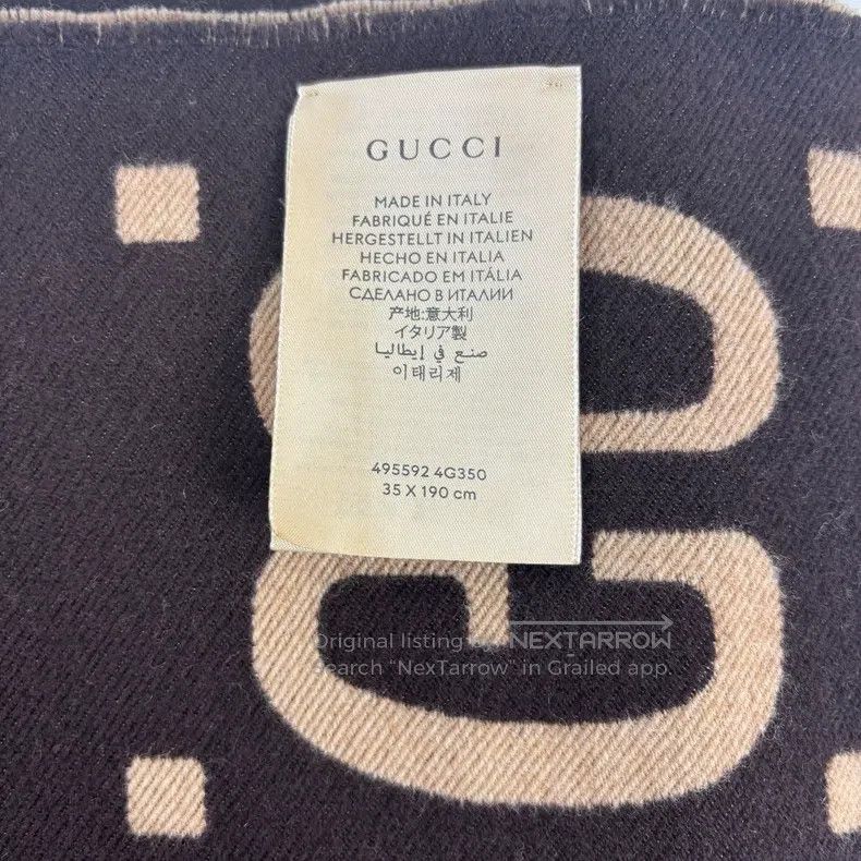 Gucci Gucci Woollen scarf Size ONE SIZE - 4 Thumbnail