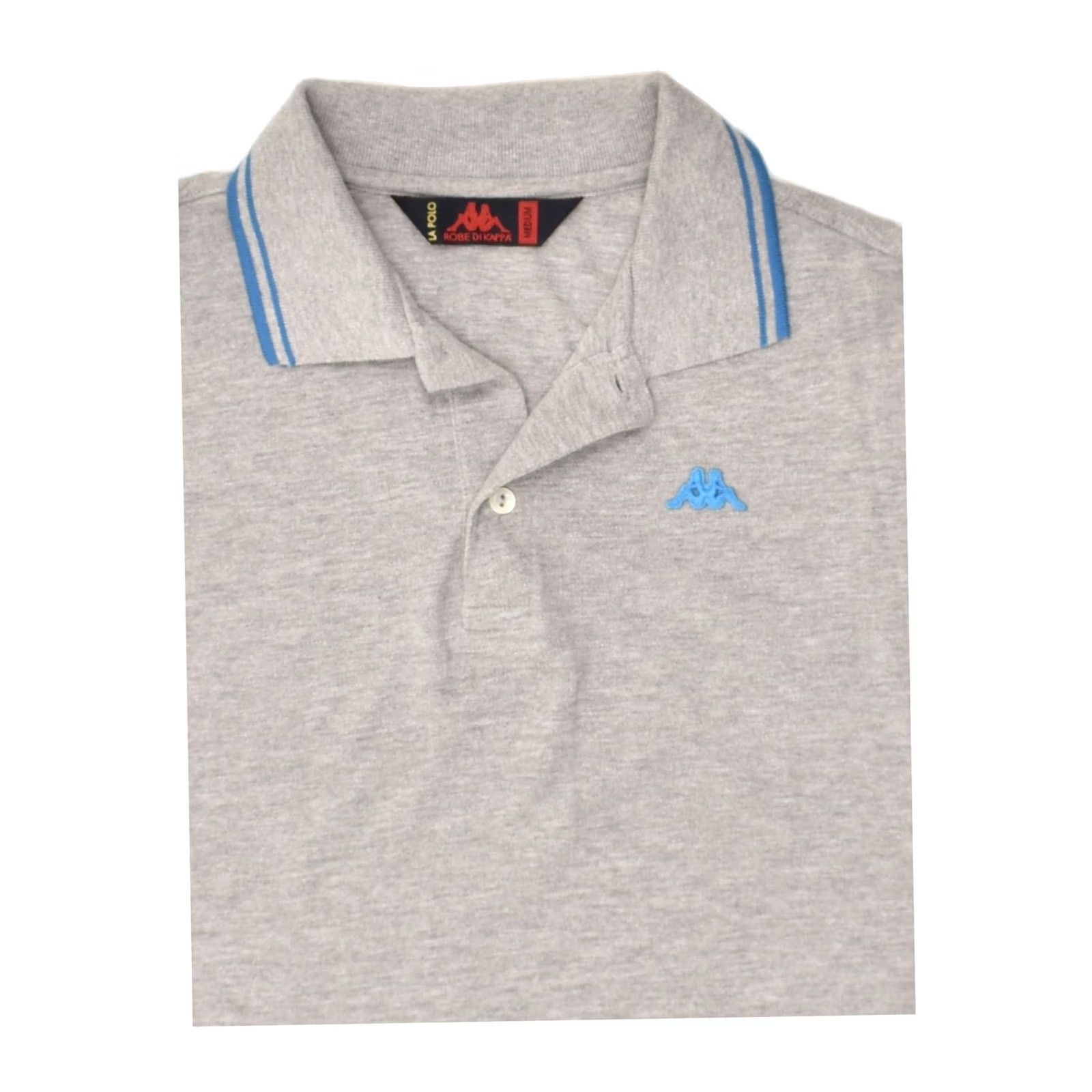 Kappa KAPPA Mens Polo Shirt Medium Grey Cotton AR47 Size US M / EU 48-50 / 2 - 3 Thumbnail