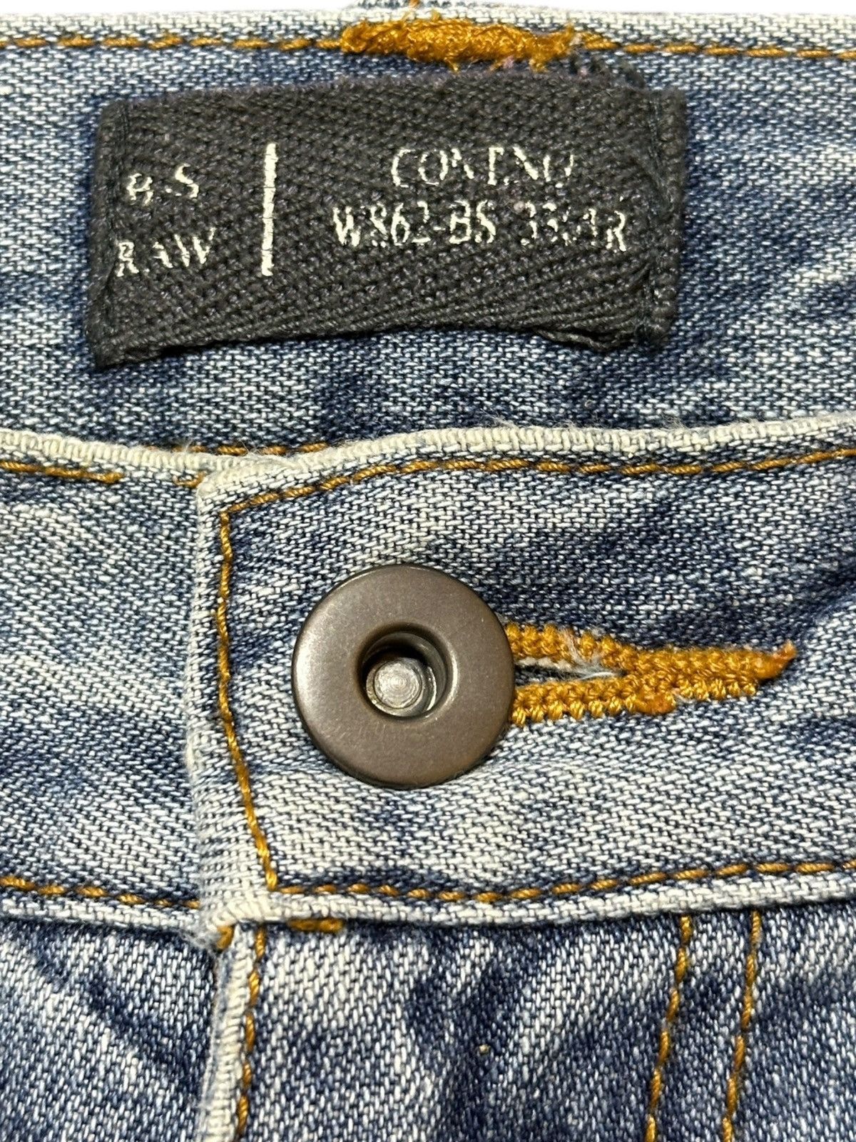 Le Grande Bleu (L.G.B.) Vintage Japanese Brand Honeycomb Faded Distressed Denim Size US 31 - 5 Thumbnail
