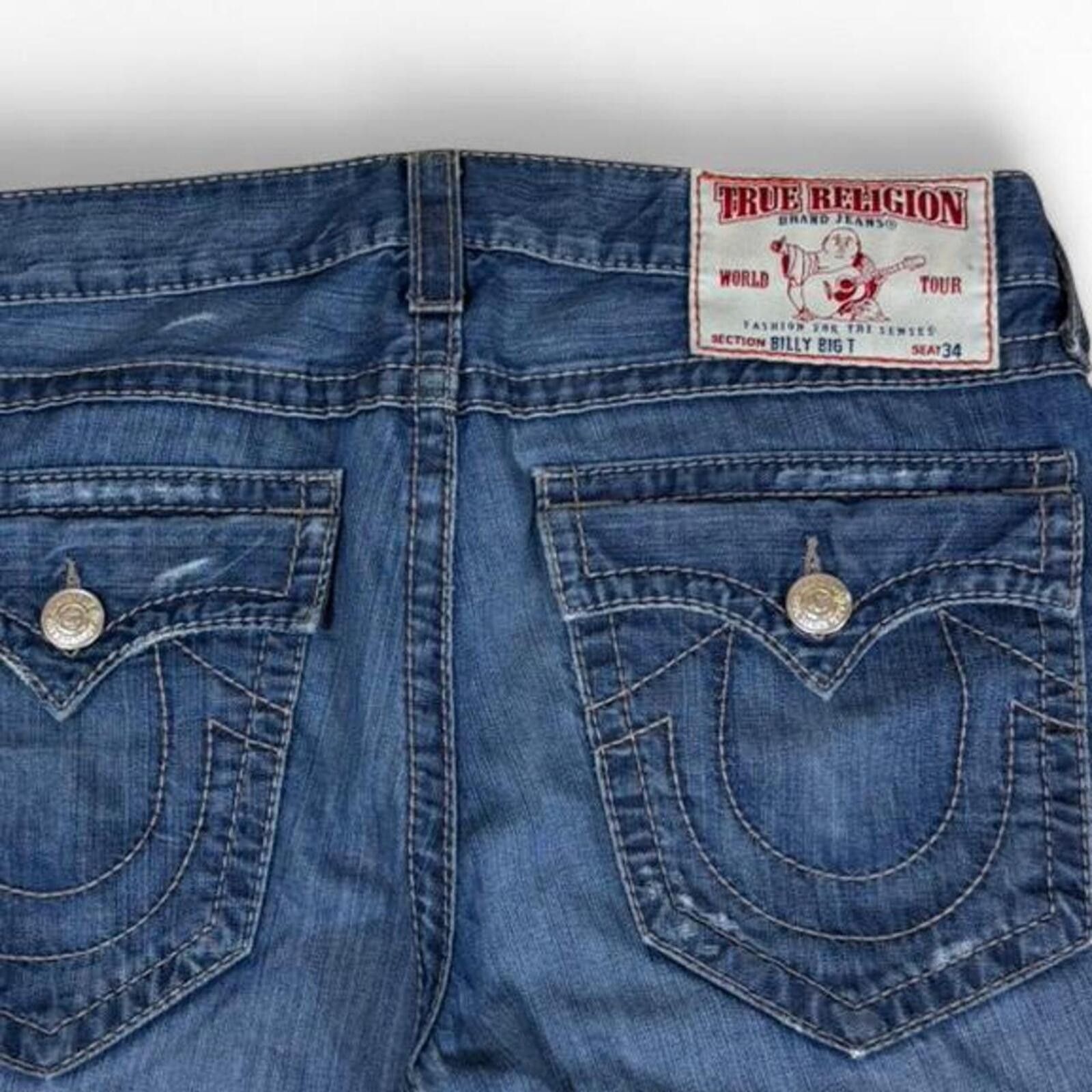 True Religion True Religion Billy Big T Denim jeans Size US 36 / EU 52 - 3 Thumbnail