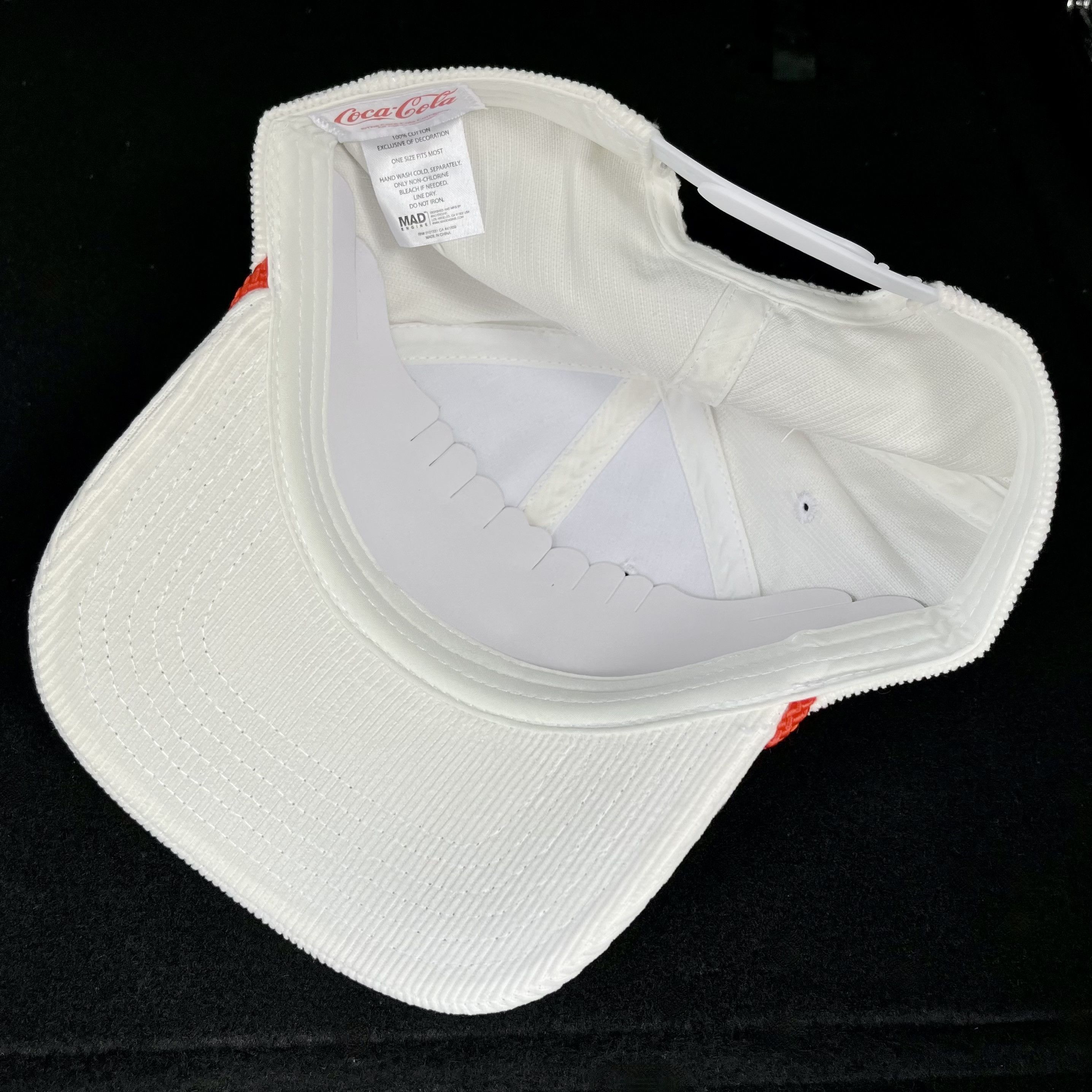 Coca Cola Coca Cola Coke 1886 Script Logo Corduroy Snapback Rope Hat Size ONE SIZE - 4 Thumbnail
