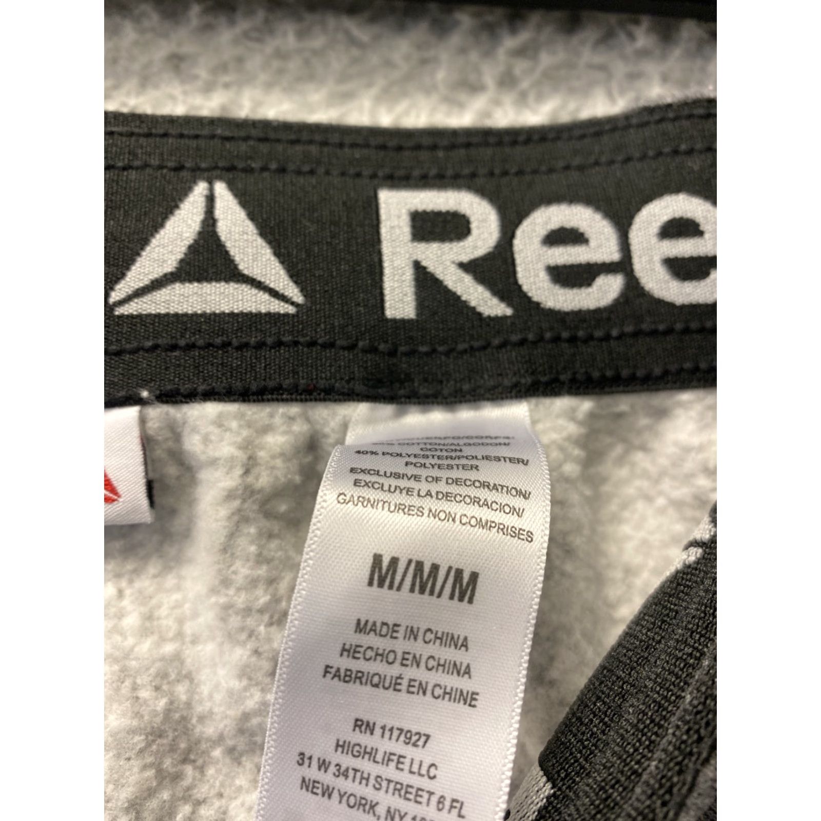 Reebok Reebok Ft Short Mens Workout Drawstring Pockets Zip Size Medium Gray 63-43 Size US 31 - 4 Thumbnail