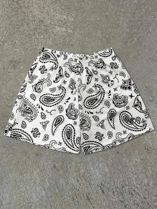 Japanese Brand Print Y2k Shorts DRIP summer Size US 36 / EU 52 - 1 Thumbnail