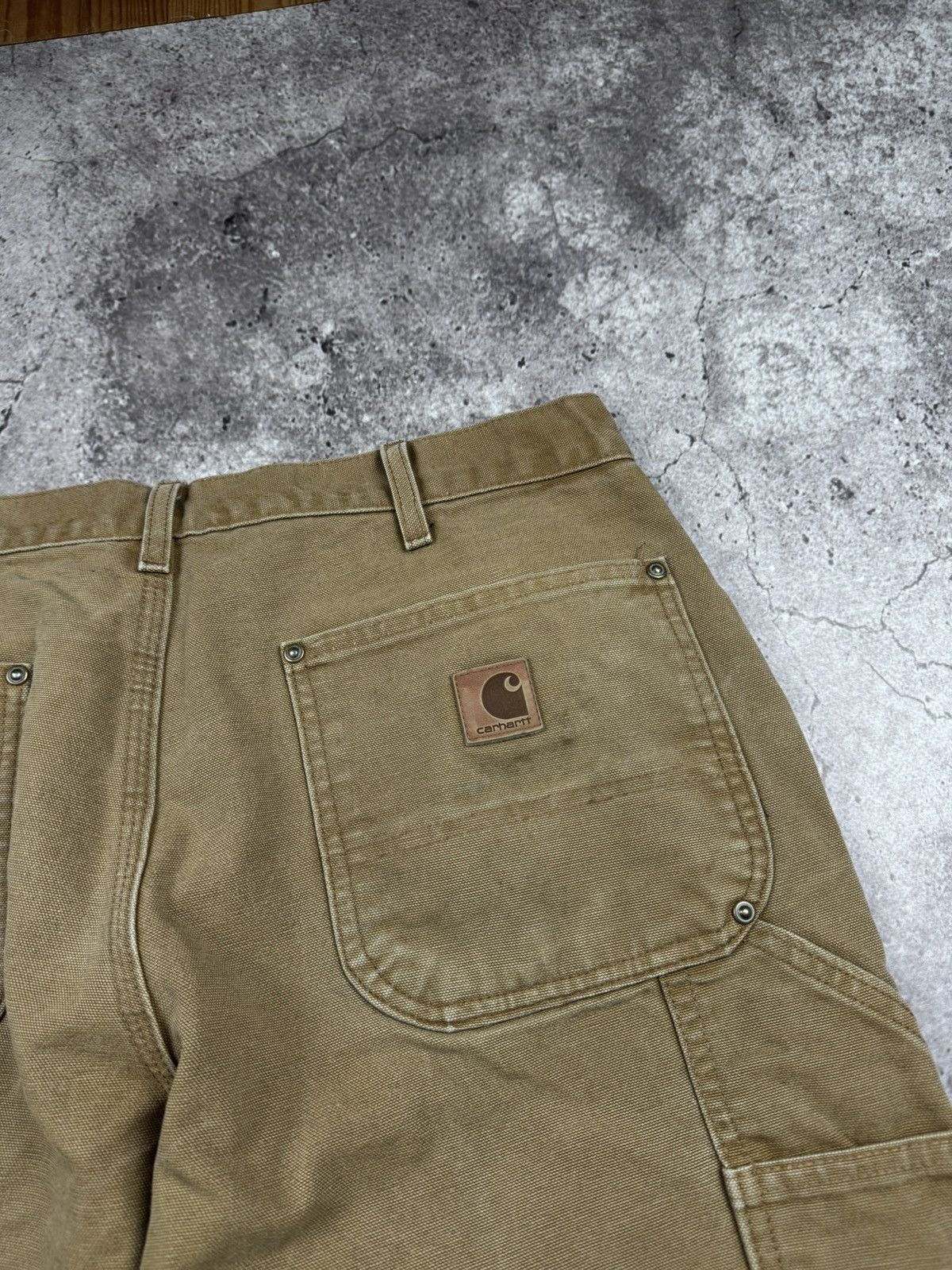 Carhartt 🟤Crazy Baggy Vintage Carhartt Double knee pants WorkWear🟤 Size US 36 / EU 52 - 13 Thumbnail