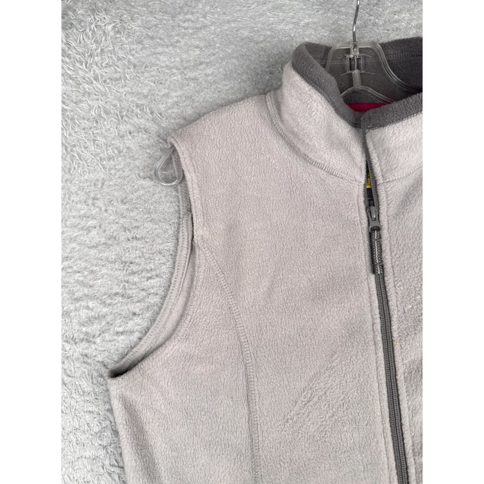 Vintage Cabela's Fleece Vest Womens Medium Gray Full Zip Pockets Outdoor SOLT Hiking Size M / US 6-8 / IT 42-44 - 6 Thumbnail