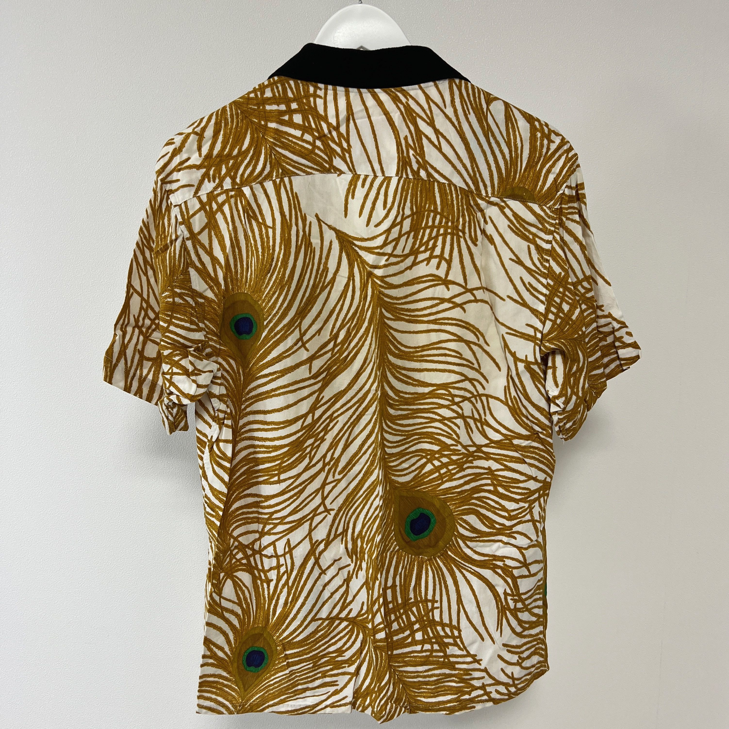 Supreme Supreme SS16 Peacock Rayon Shirt Yellow Size US M / EU 48-50 / 2 - 2 Thumbnail