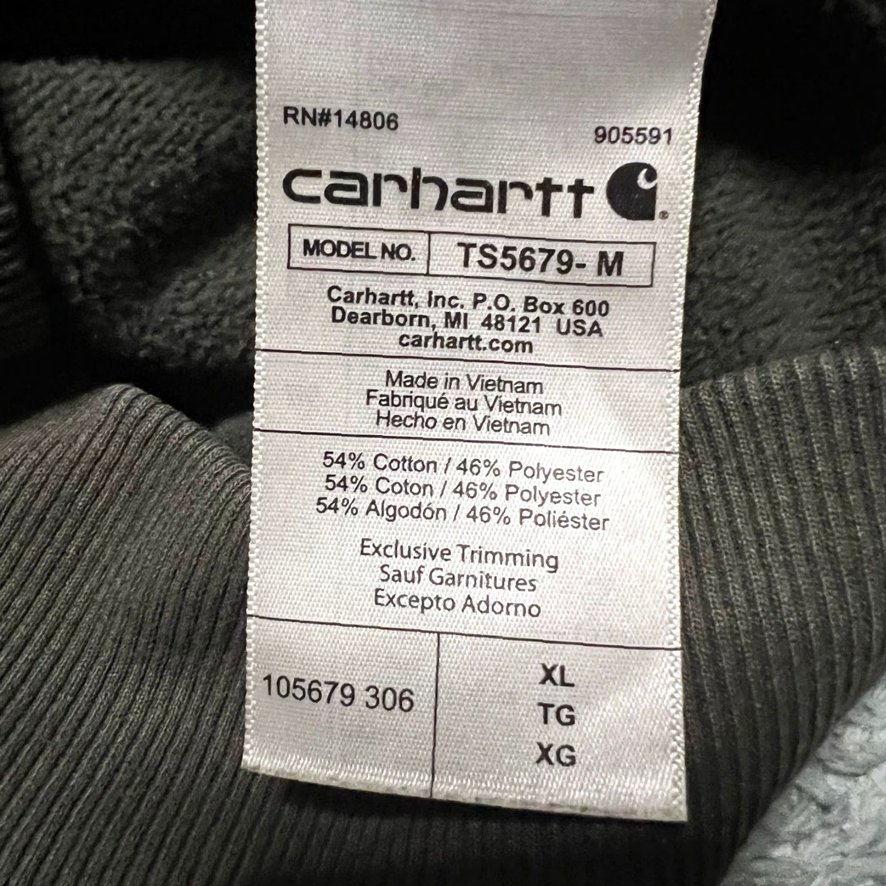 Carhartt Carhartt Hoodie Mens XL Loose Fit Graphic Sweatshirt Green Distressed Size US XL / EU 56 / 4 - 7 Thumbnail