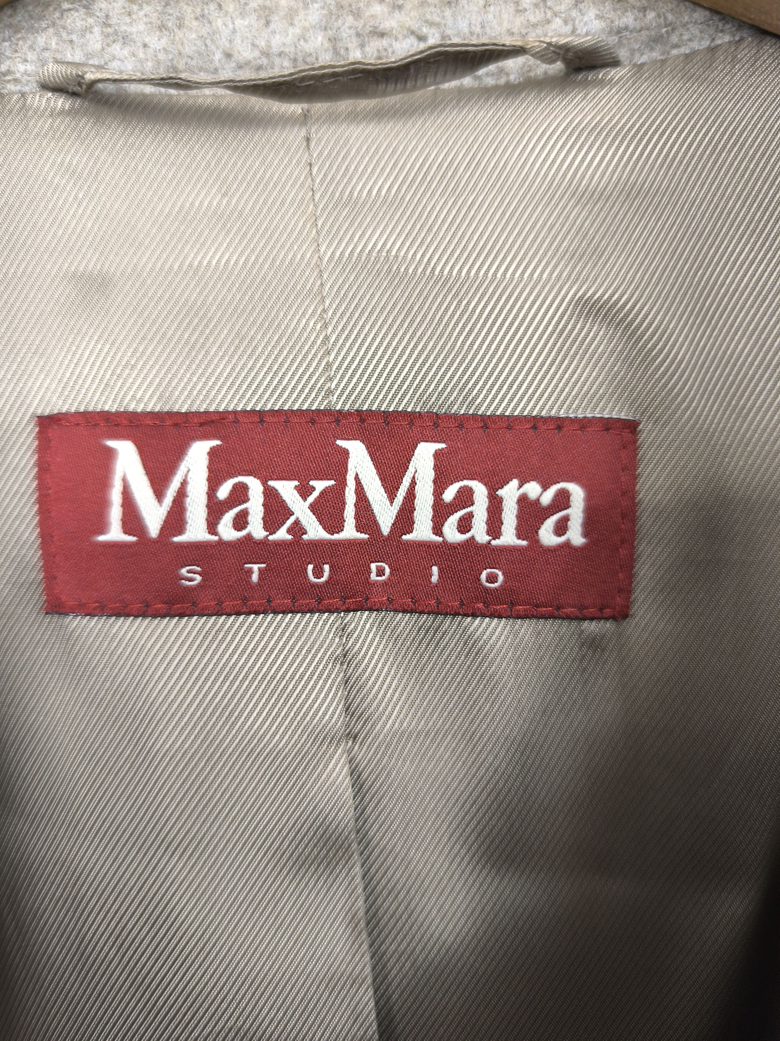 Max Mara Max Mara Virgin Wool Coat Vintage Size L / US 10 / IT 46 - 12 Thumbnail