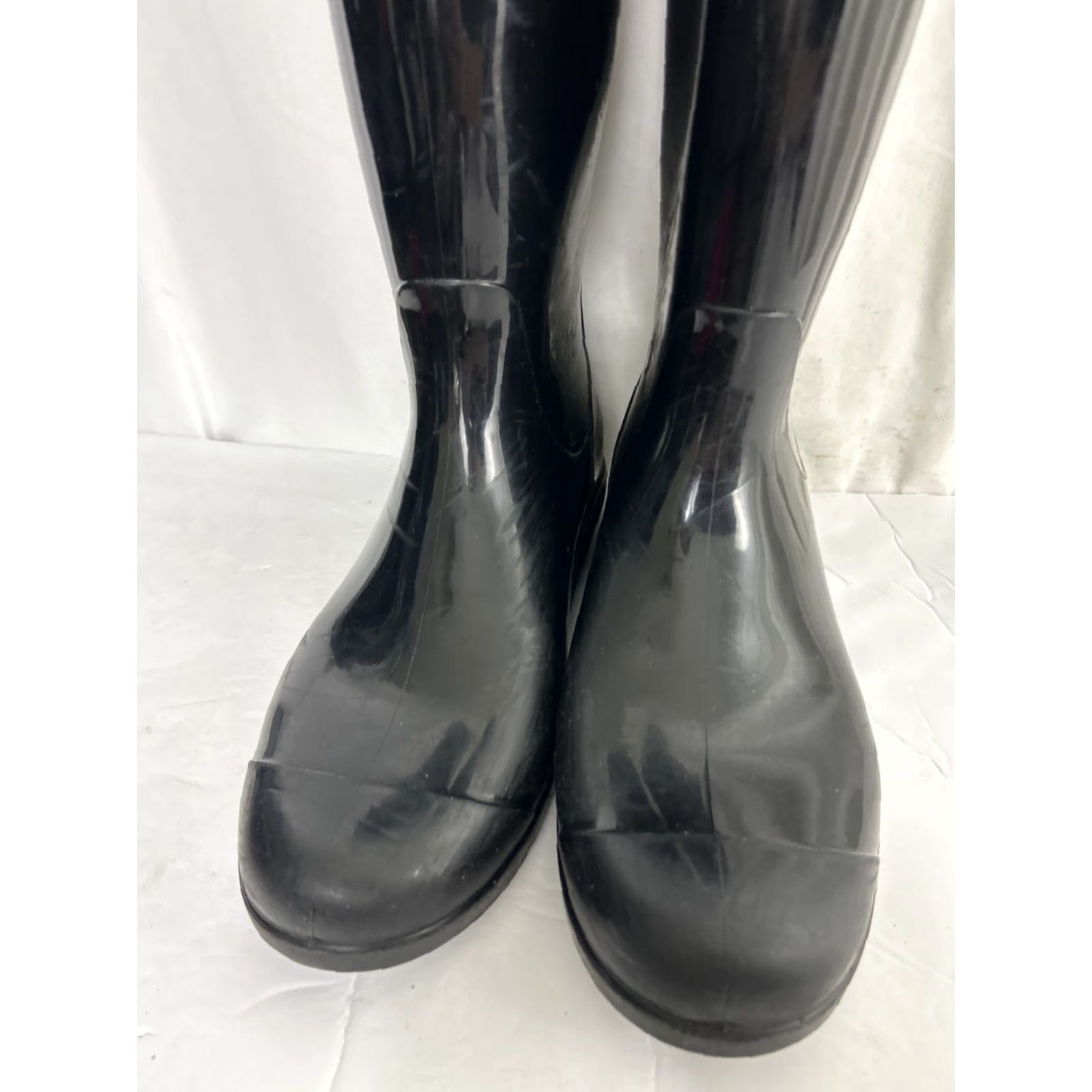 Ugg UGG Women Rain Boots Shaye Black Glossy Finish Waterproof 10 Size Rubber Size US 10 / IT 40 - 6 Thumbnail
