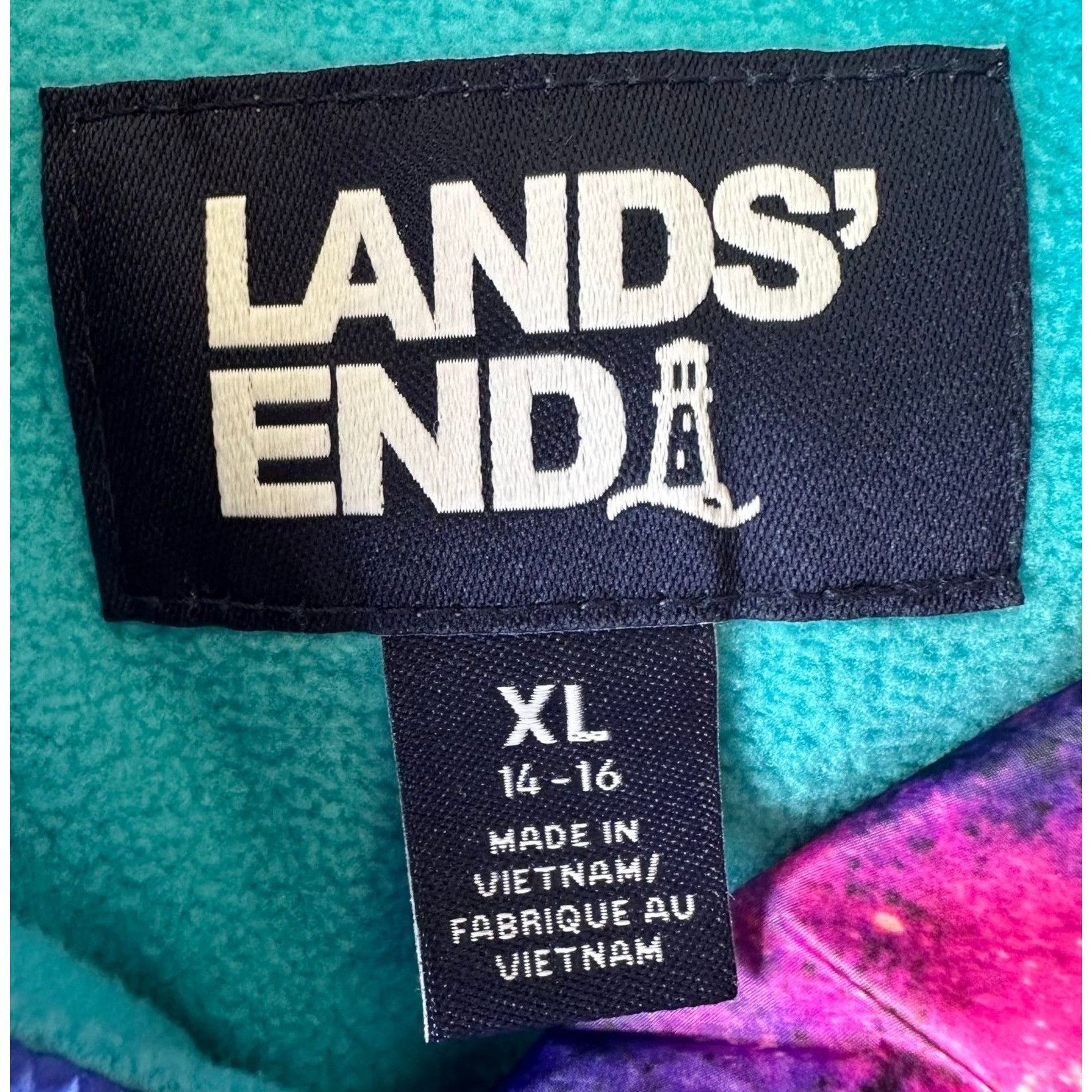Lands' End Lands End Fleece Lined Hooded Jacket Cosmic Unsex Youth XL 1 Size XL / US 12-14 / IT 48-50 - 12 Thumbnail