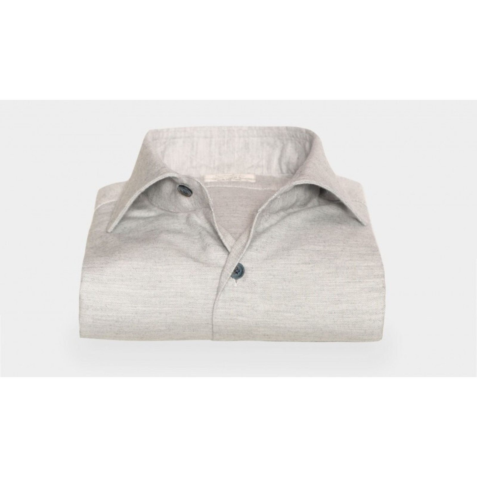 Mazzarelli NWT MAZZARELLI LIGHT GRAY LIGHT FLANNEL SHIRT EU41/US16 Size US M / EU 48-50 / 2 - 4 Thumbnail