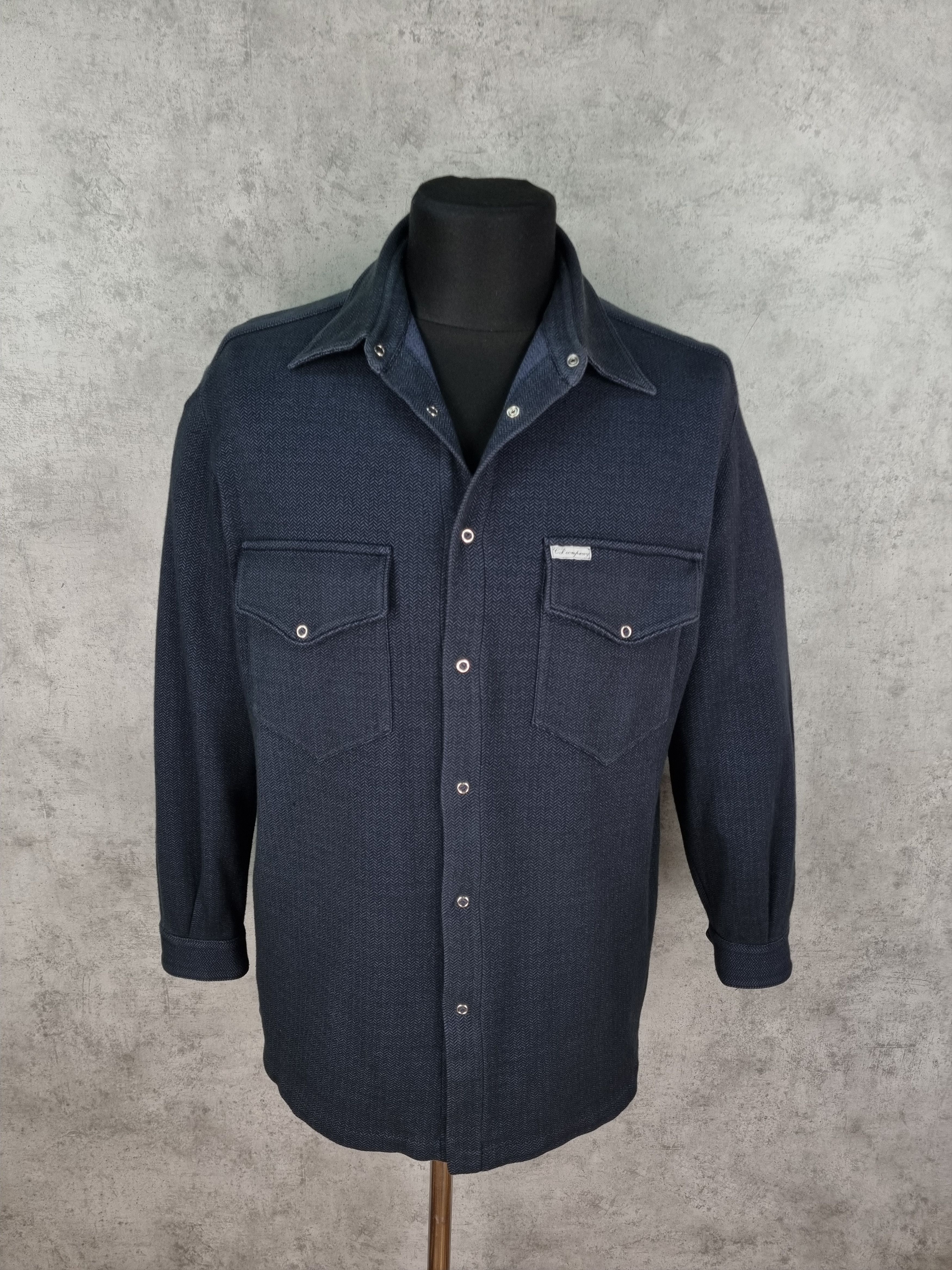 C.P. Company × Vintage Rare CP Company Collar Buttons Shirt Long Sleeve Size US M / EU 48-50 / 2 - 14 Thumbnail