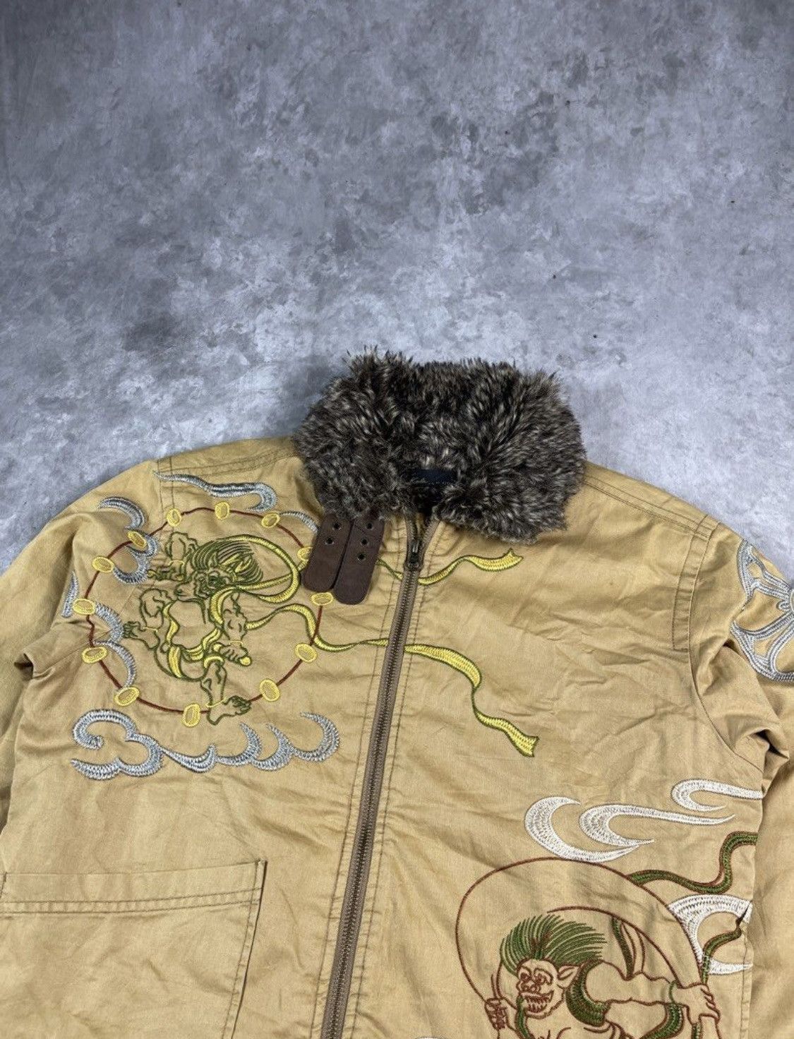 14th Addiction × Eternal × If Six Was Nine 💥Rare💥Eternal B3 Fur Canvas Jacket Size US L / EU 52-54 / 3 - 2 Thumbnail