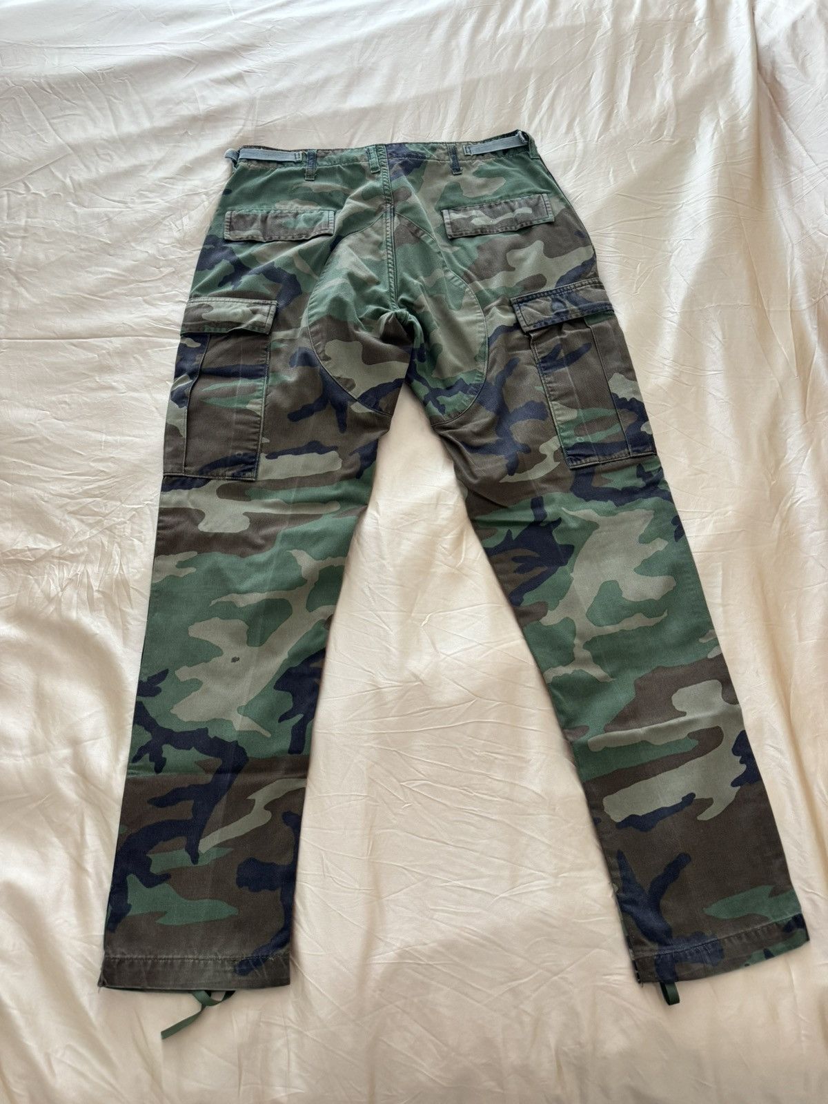 Vintage Camo Army Cargo Pocket Pants Sz M Size US 32 / EU 48 - 2 Thumbnail