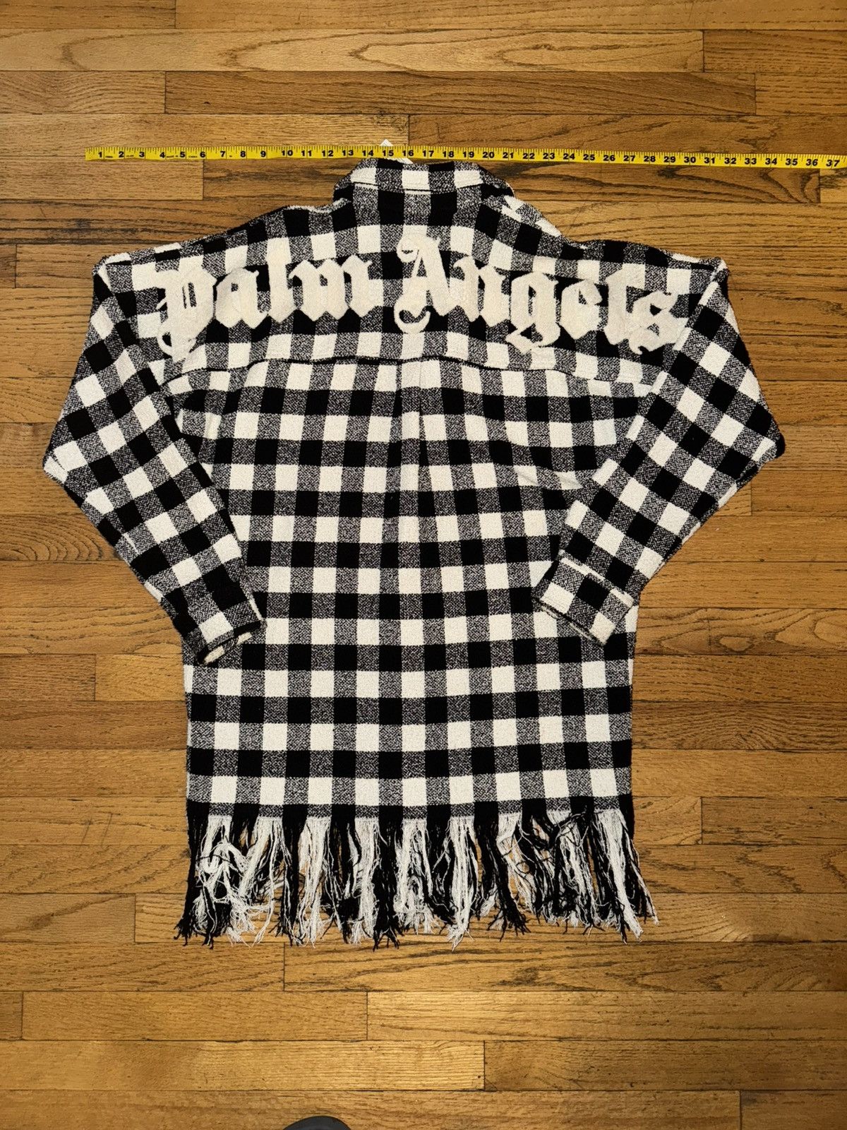 Palm Angels Palm Angels woven button up with fringe sz xs Size US XS / EU 42 / 0 - 1 Thumbnail