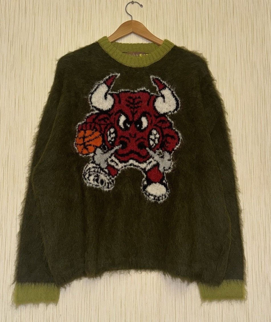 Brain Dead BRAIN DEAD X NBA Chicago Bulls Alpaca sweater Fuzzy Size L Size US L / EU 52-54 / 3 - 1 Thumbnail