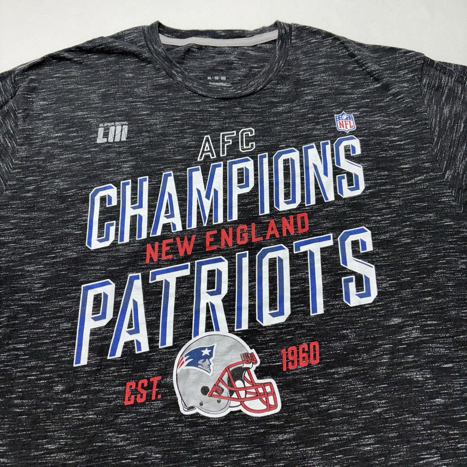 NFL New England Patriots XL Graphic TShirt SuperBowl LIII Champs Size US XL / EU 56 / 4 - 2 Thumbnail