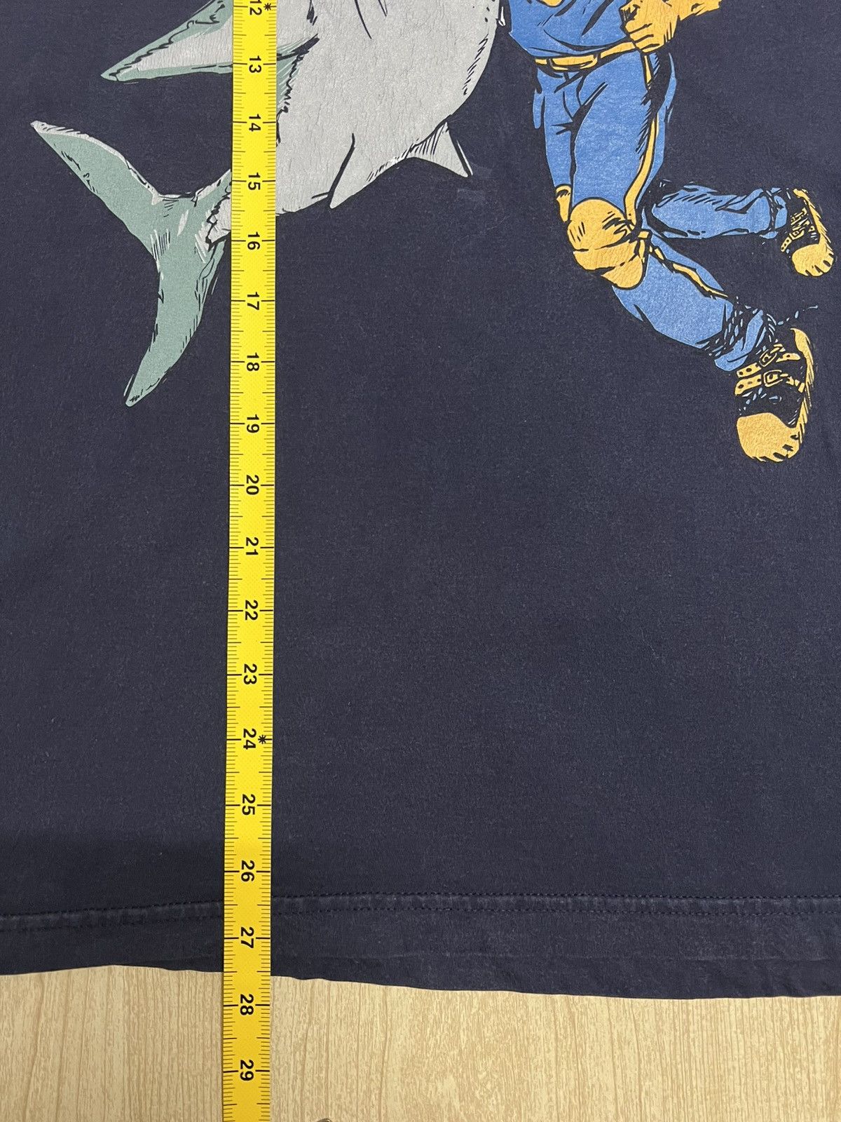 Other Vintage Shark Diver Graphic T Shirt Made USA Size US M / EU 48-50 / 2 - 6 Thumbnail