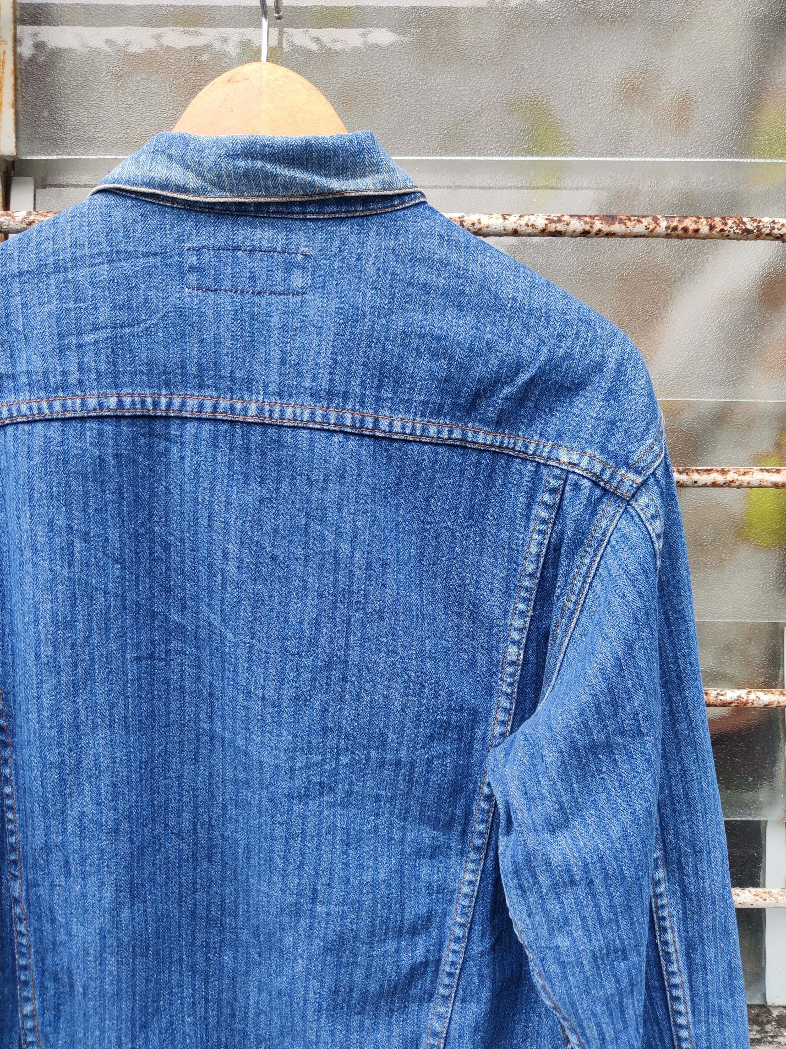 Vintage Vintage Archive Rare Pesanteur Denim Jacket Size US M / EU 48-50 / 2 - 5 Thumbnail