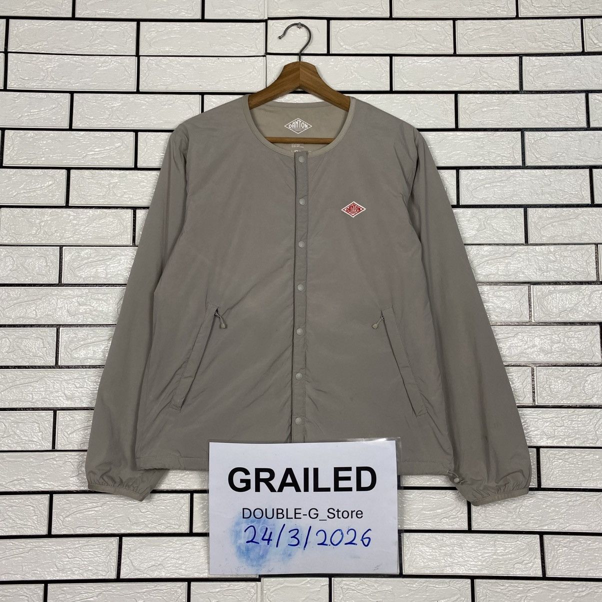 Japanese Brand Vintage Snap Button Bomber Jacket Danton Size US M / EU 48-50 / 2 - 1 Thumbnail