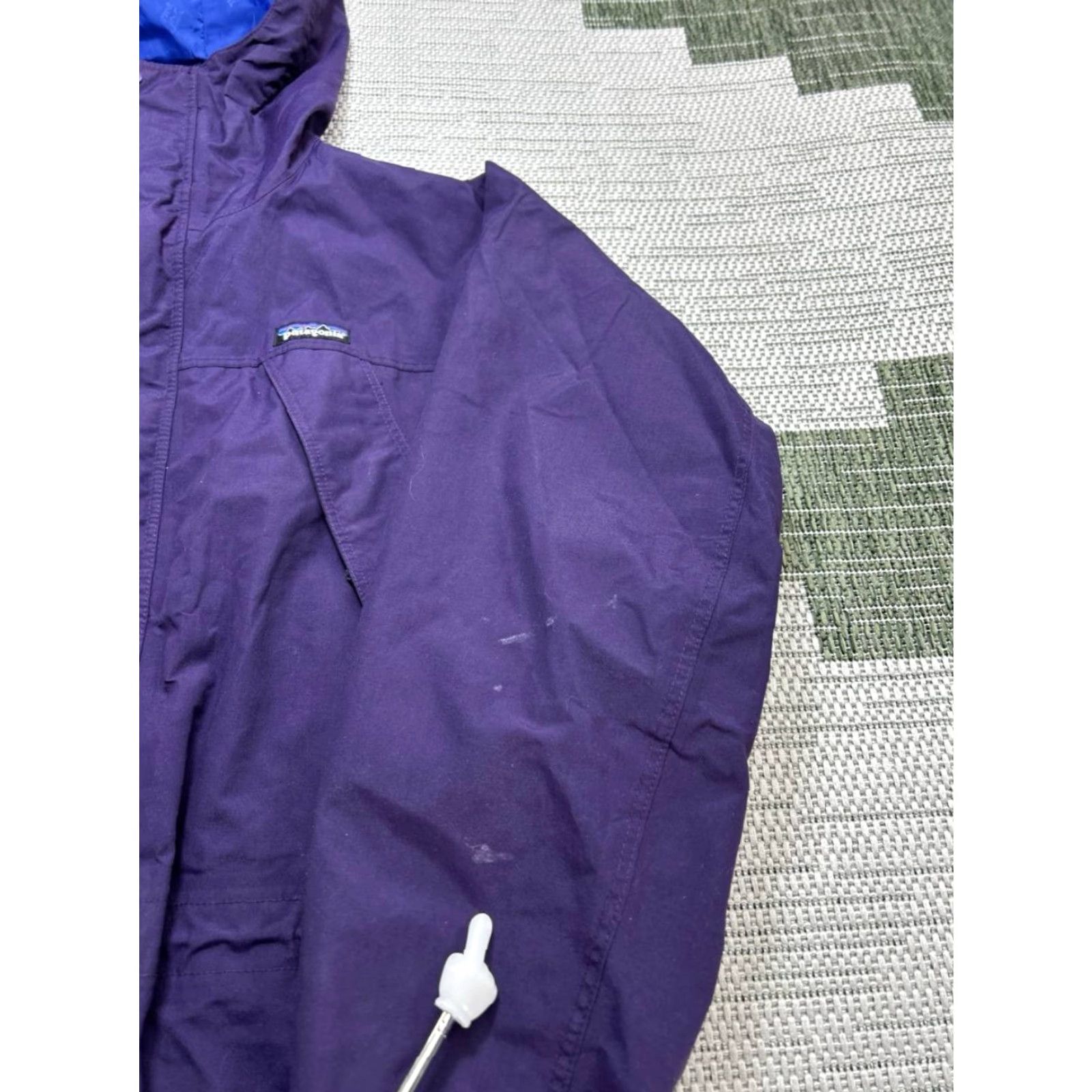 Patagonia VINTAGE Patagonia Jacket Womens M Purple Full Zip Parka Shirt Womens Size M / US 6-8 / IT 42-44 - 3 Thumbnail