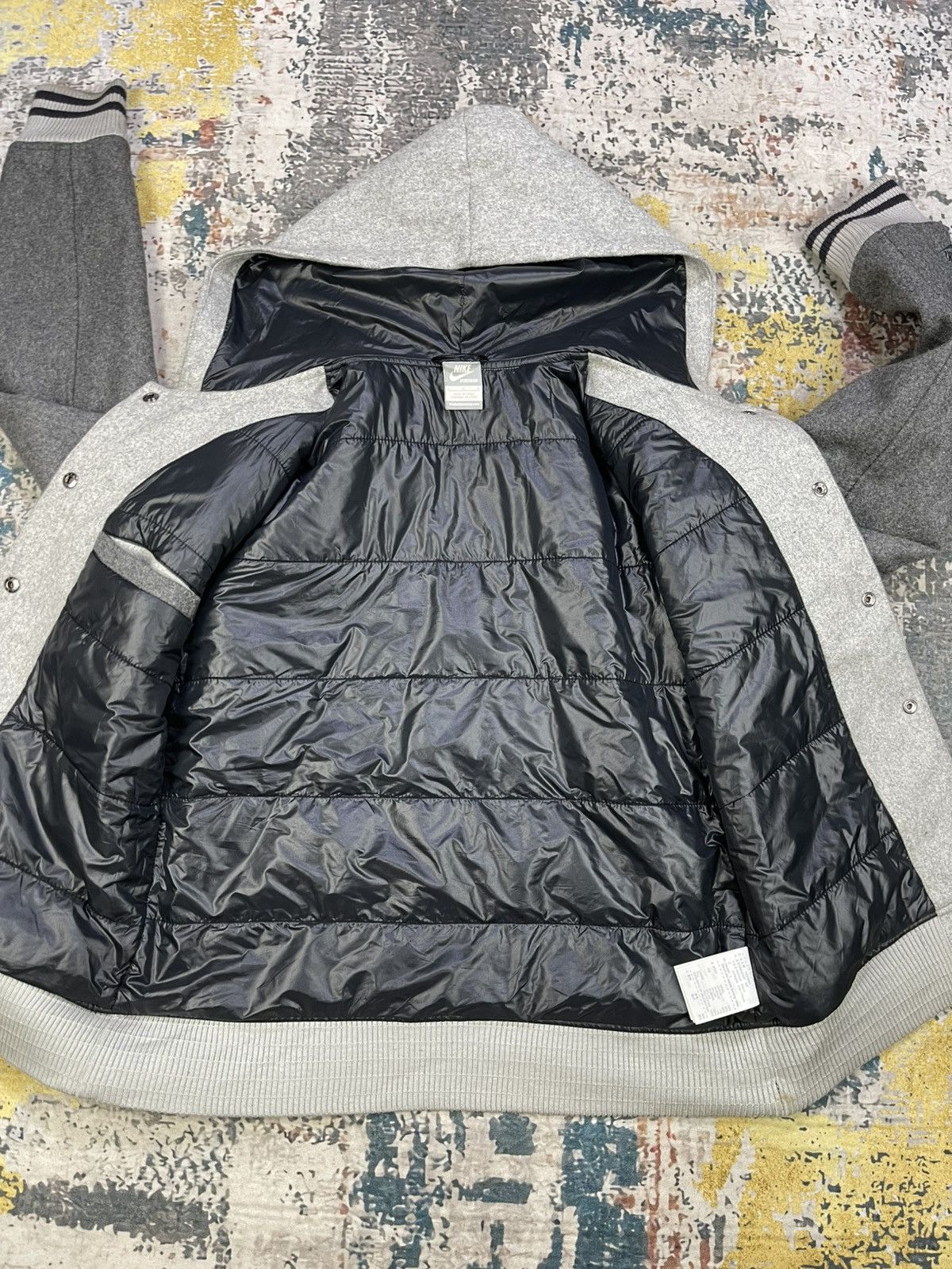 Nike Y2k Nike Tech Destroyer Wool Down Hooded Jacket Size L / US 10 / IT 46 - 8 Thumbnail