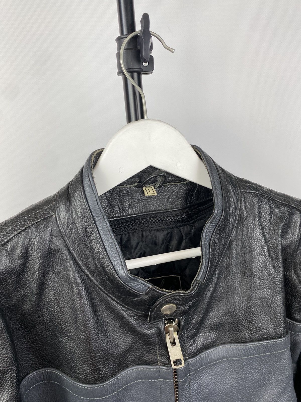 Genuine Leather Vintage Leather Biker Echo Jacket Chrome Hearts Style Size US M / EU 48-50 / 2 - 6 Thumbnail