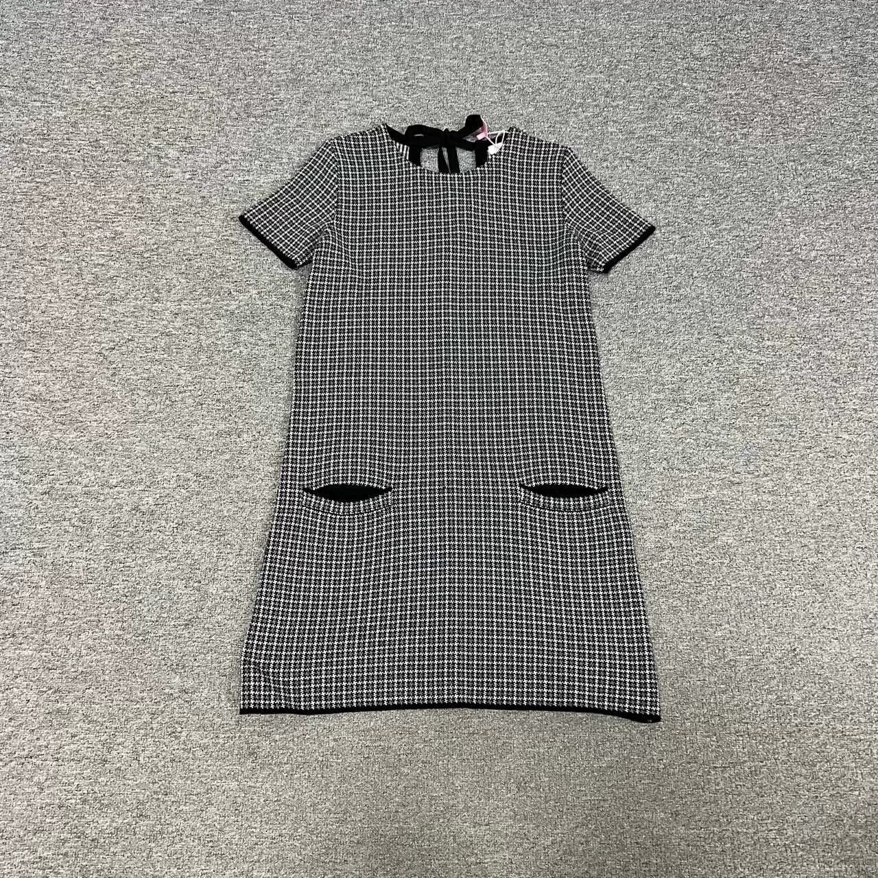 Dior Dior Houndstooth Knit Dress Size S / US 4 / IT 40 - 1 Thumbnail
